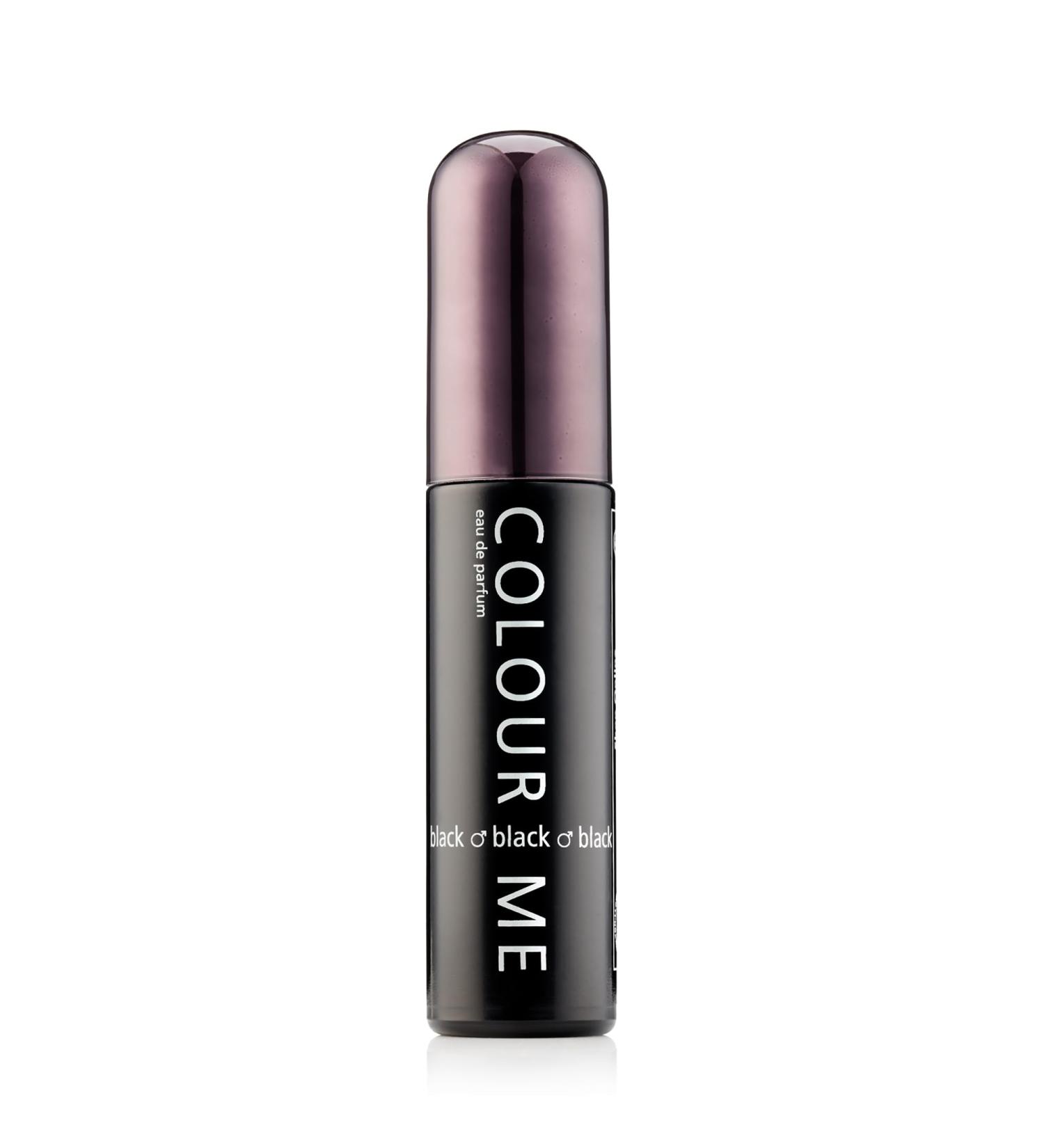 COLOUR ME Black by Milton-Lloyd - Perfume for Men - Woody Aromatic Scent - Bergamot and Water Fruits Notes - Blended with Geranium and Lavender - Cologne for Men - 1.7 oz EDP Spray Black 1.7 Fl Oz (Pack of 1) - Buy Online on GoSupps.com