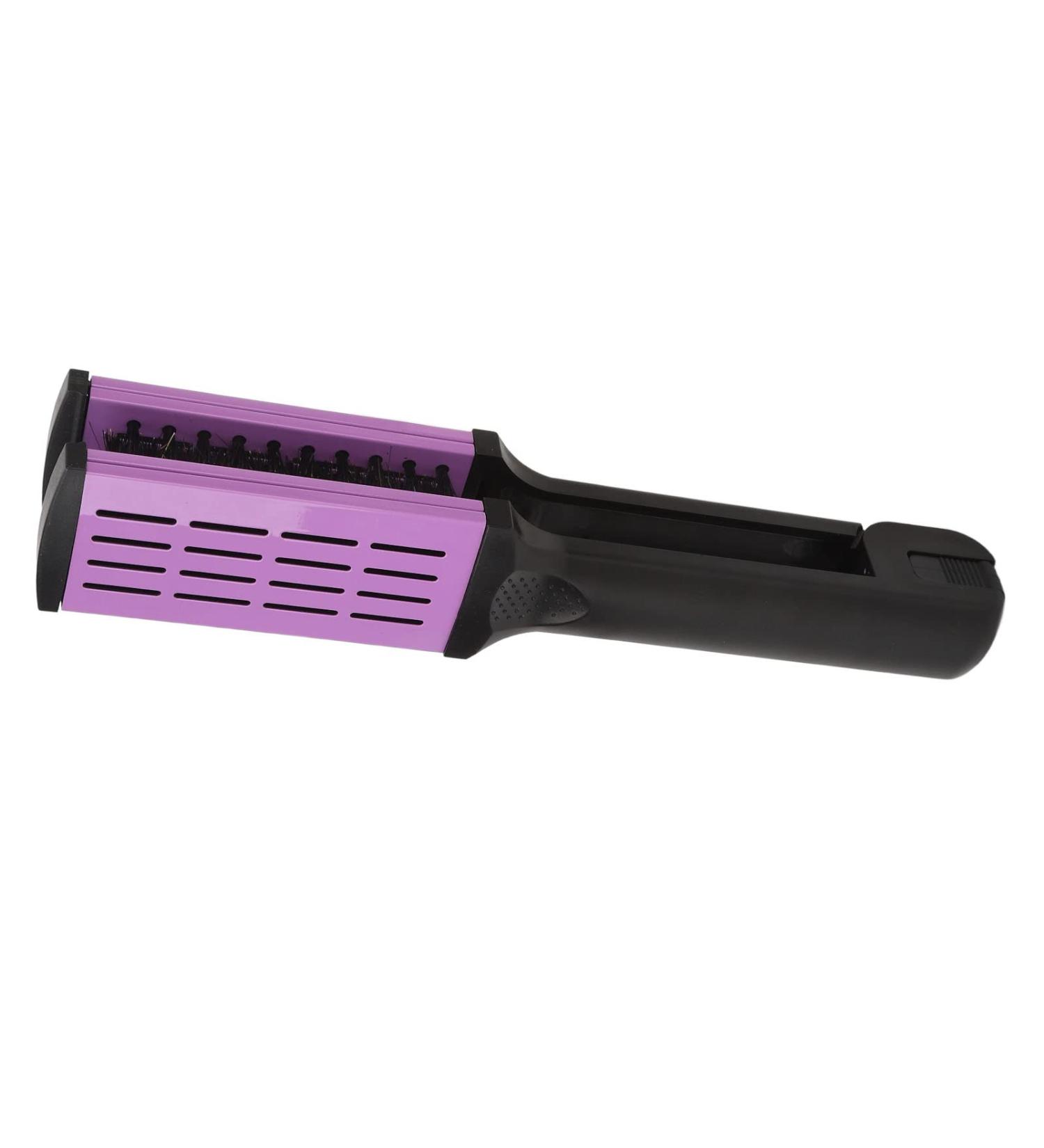 Hair Straightening Double Brush Comb Durable Spring Hollow Breathability High Performance Ergonomic Handle ABS Material for Smoothing and Straight Hair Styles - Buy Online on GoSupps.com