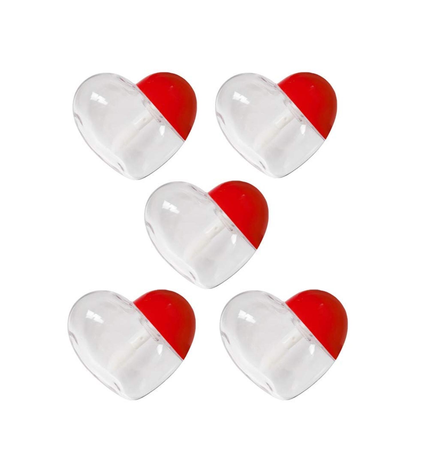 Buy Peiylism 20pcs Empty Lip Gloss Wand Tubes & Heart Shaped Lip Balm Tubes - 5ML DIY Cosmetic Containers for Women & Girls - Buy Online on GoSupps.com