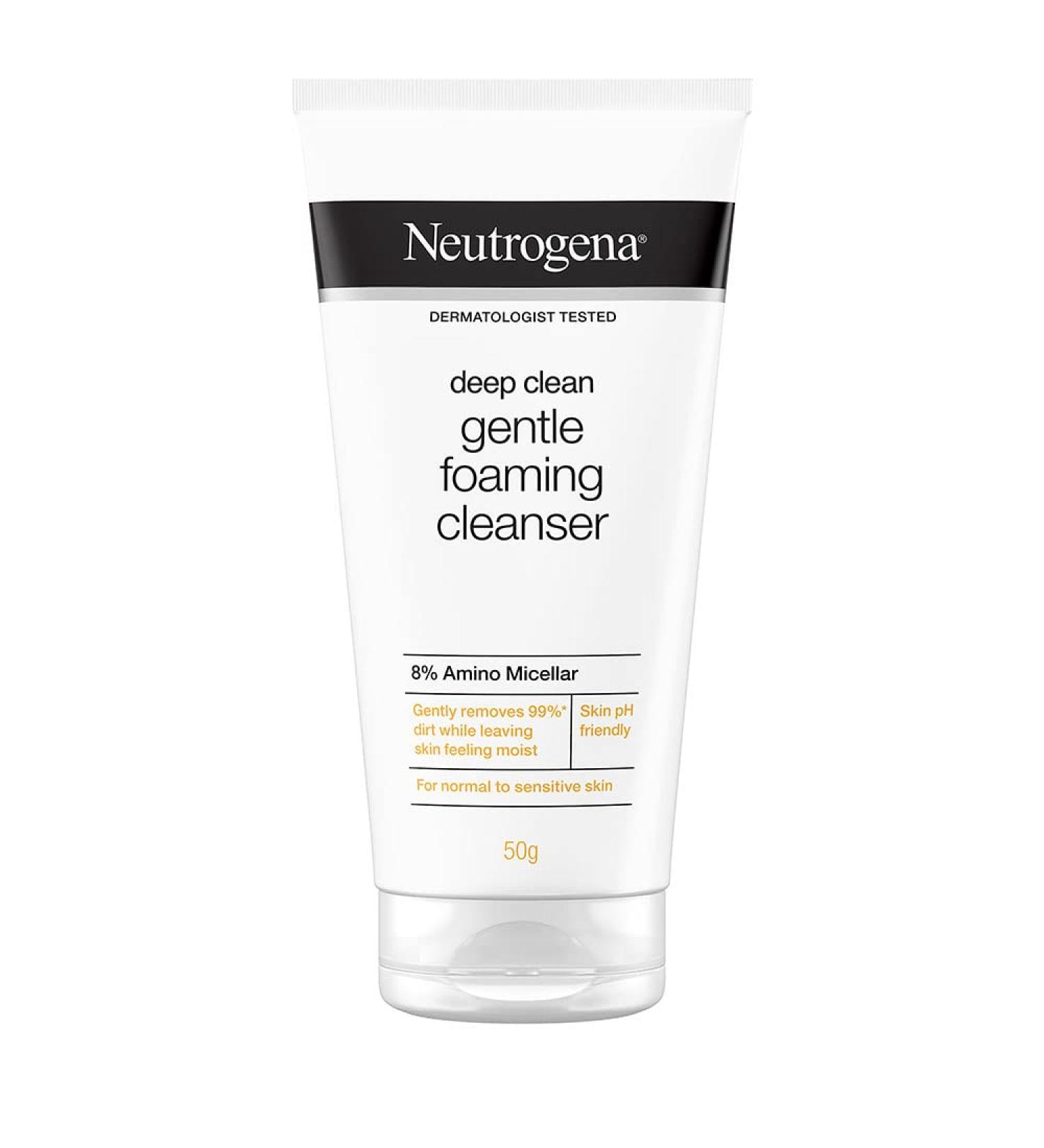 Neutrogena Deep Clean Foaming Cleanser 50gm - Purify Your Skin | International Shipping Available - Buy Online on GoSupps.com
