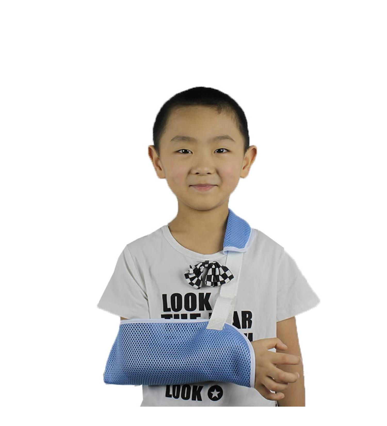 DZOZO Child Arm Sling | Pediatric Mesh Shoulder Immobilizer for Kids | Breathable and Padded | Toddler & Child Brace Support | Size M (5-7 Years) - Buy Online on GoSupps.com