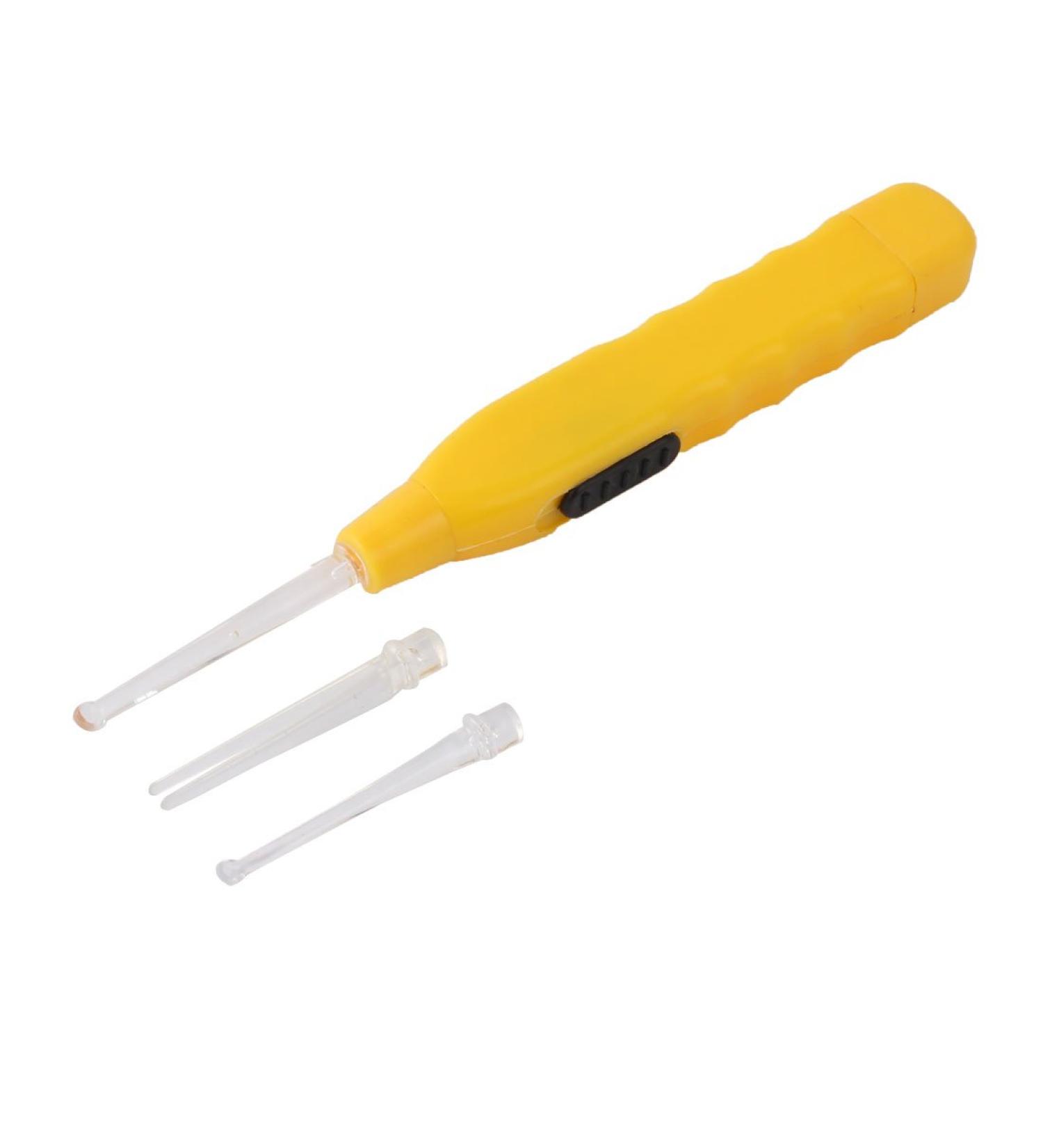 Qtqgoitem Plastic Earwax Cleaning Tool Remover with Flashlight - Orange - Buy Online on GoSupps.com