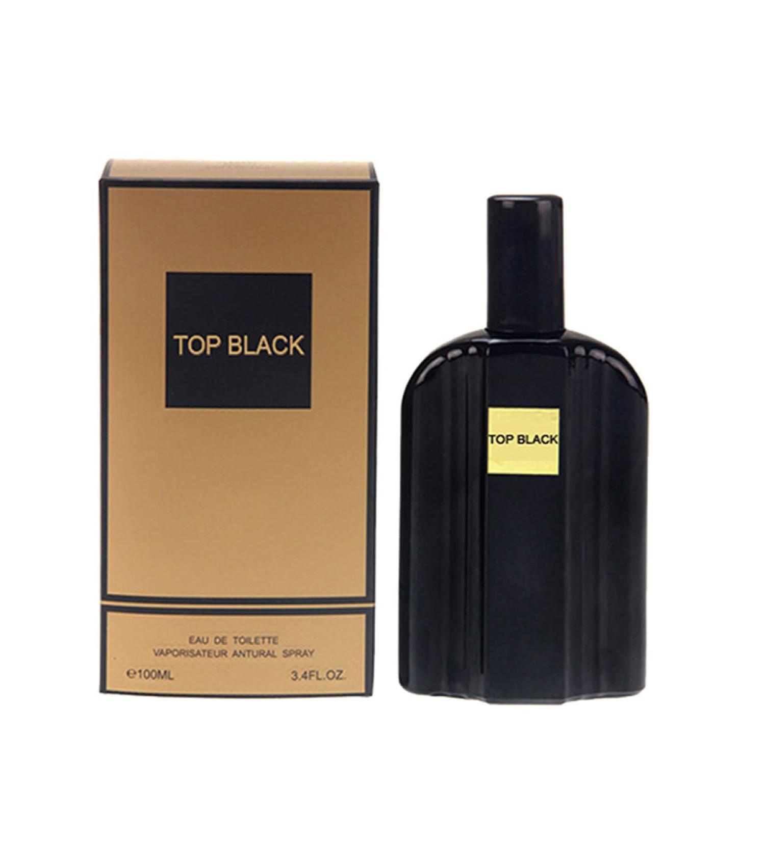 Top Black Men Perfume 100ml Eau De Parfum Vaporisateur Spray - Long Lasting Black Orchid Black Truffle Patchouli Oil From France !