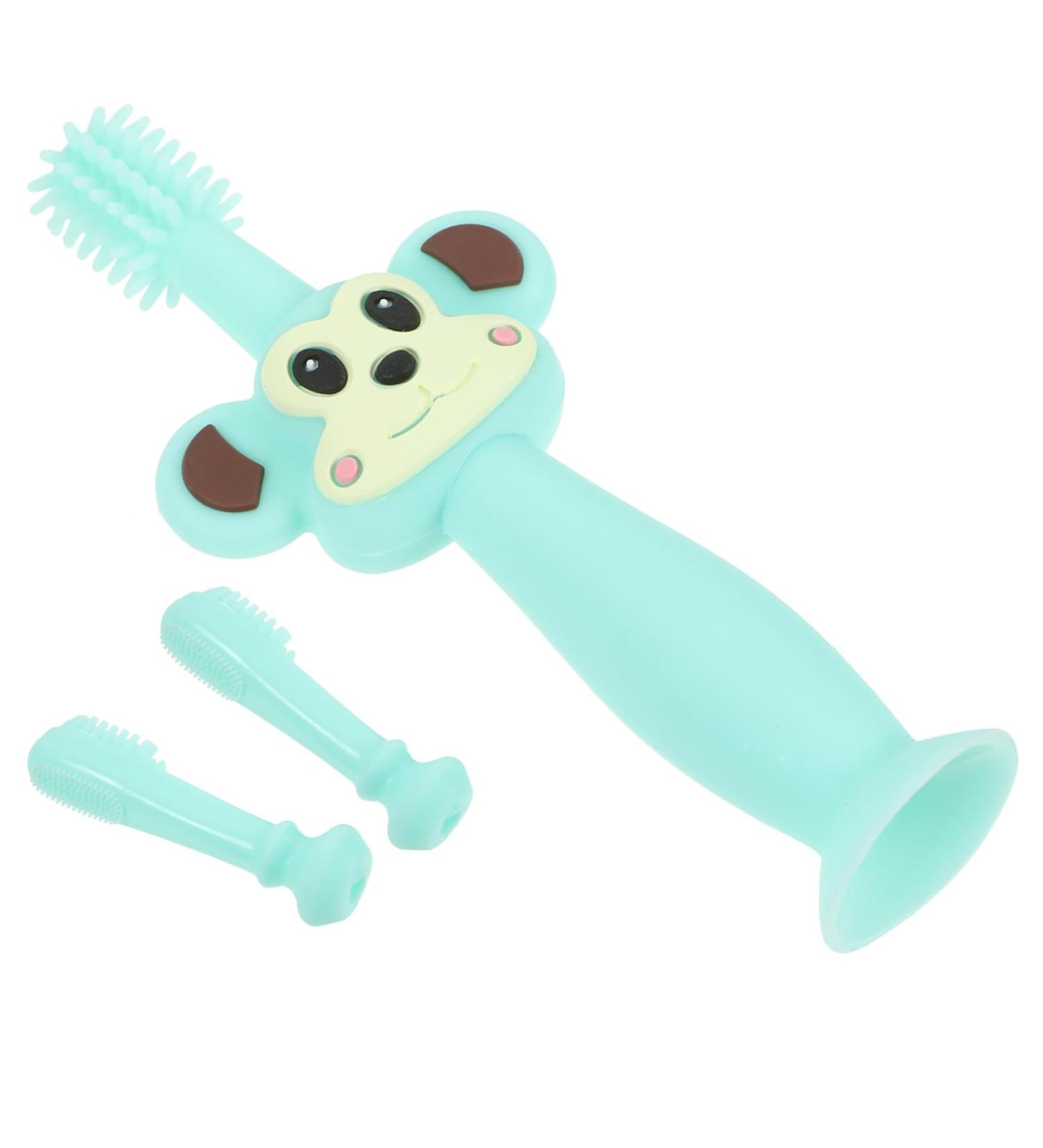 Buy Gatuida Toddler Toothbrush - Soft Silicone Bristle Training Brush for Babies & Toddlers - Best International Shipping - Buy Online on GoSupps.com