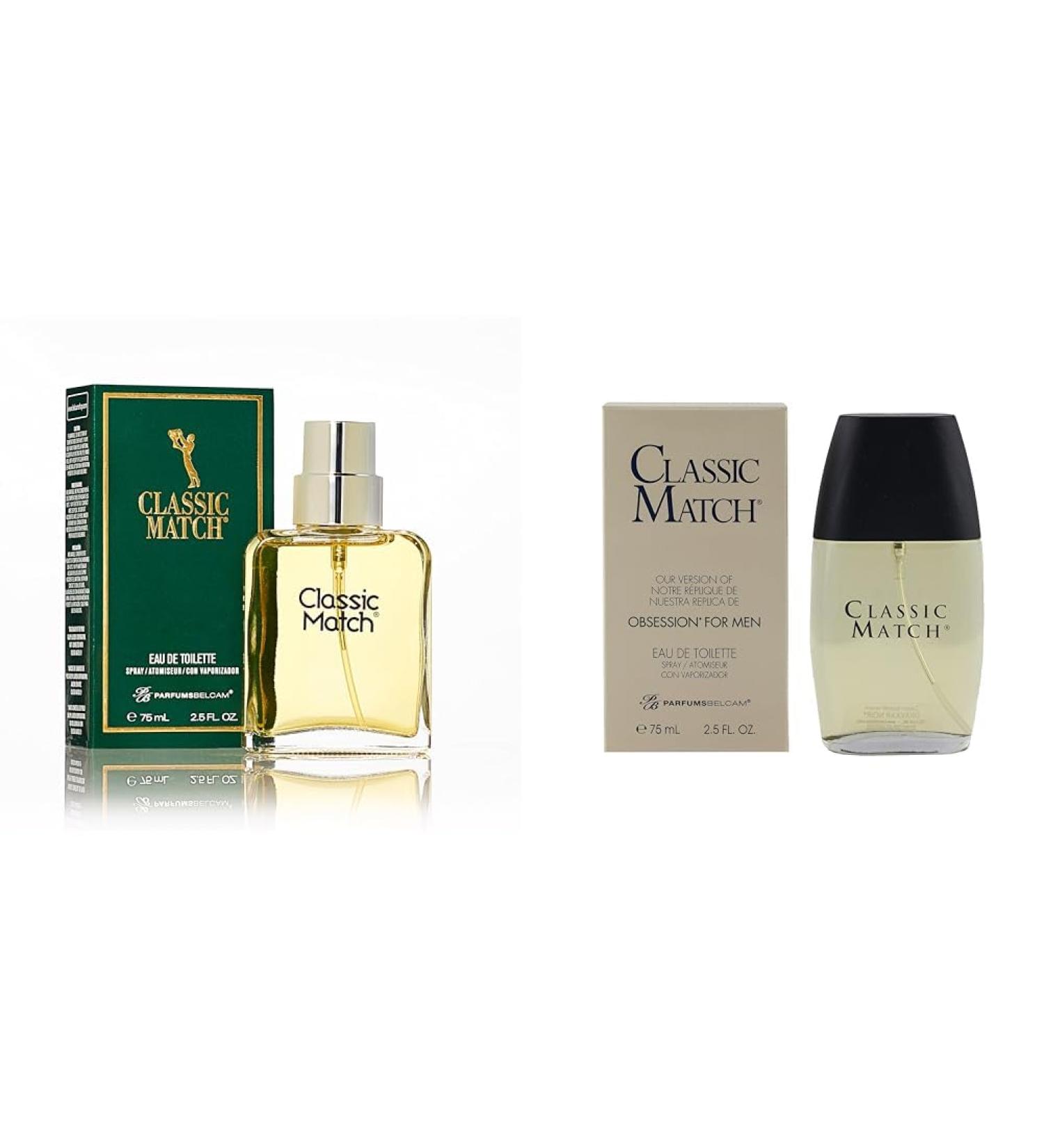 PB ParfumsBelcam Classic Match CM Eau De Toilette Our Version of Polo 2.5 Fl Oz & Obsession 2.5 Fl Oz - Buy Online on GoSupps.com