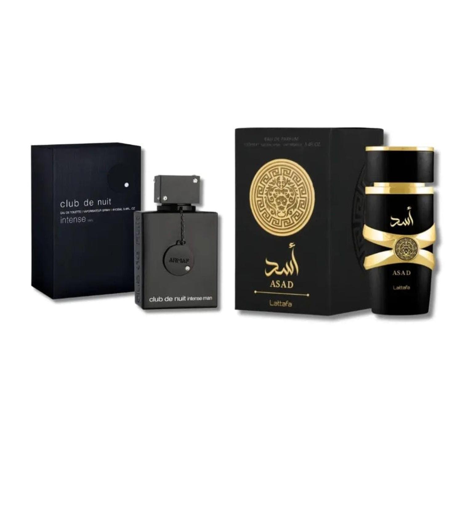 Club Original de Nuit Intense Eau De Parfum Spray and latafa - Cologne for Men 6.8 oz - Citrus Spicy & Long Lasting
