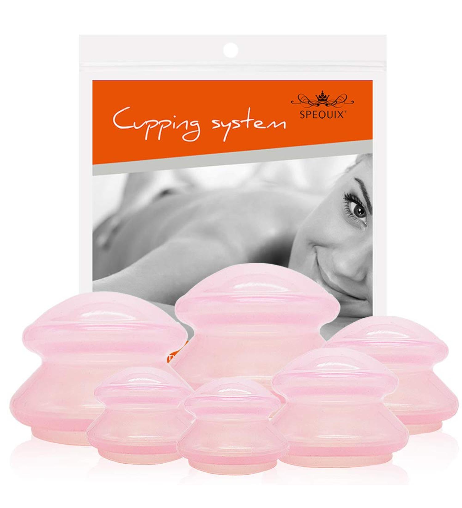 SPEQUIX Professional Silicone Cupping Therapy Set for Cellulite Reduction & Pain Relief - Buy Online on GoSupps.com