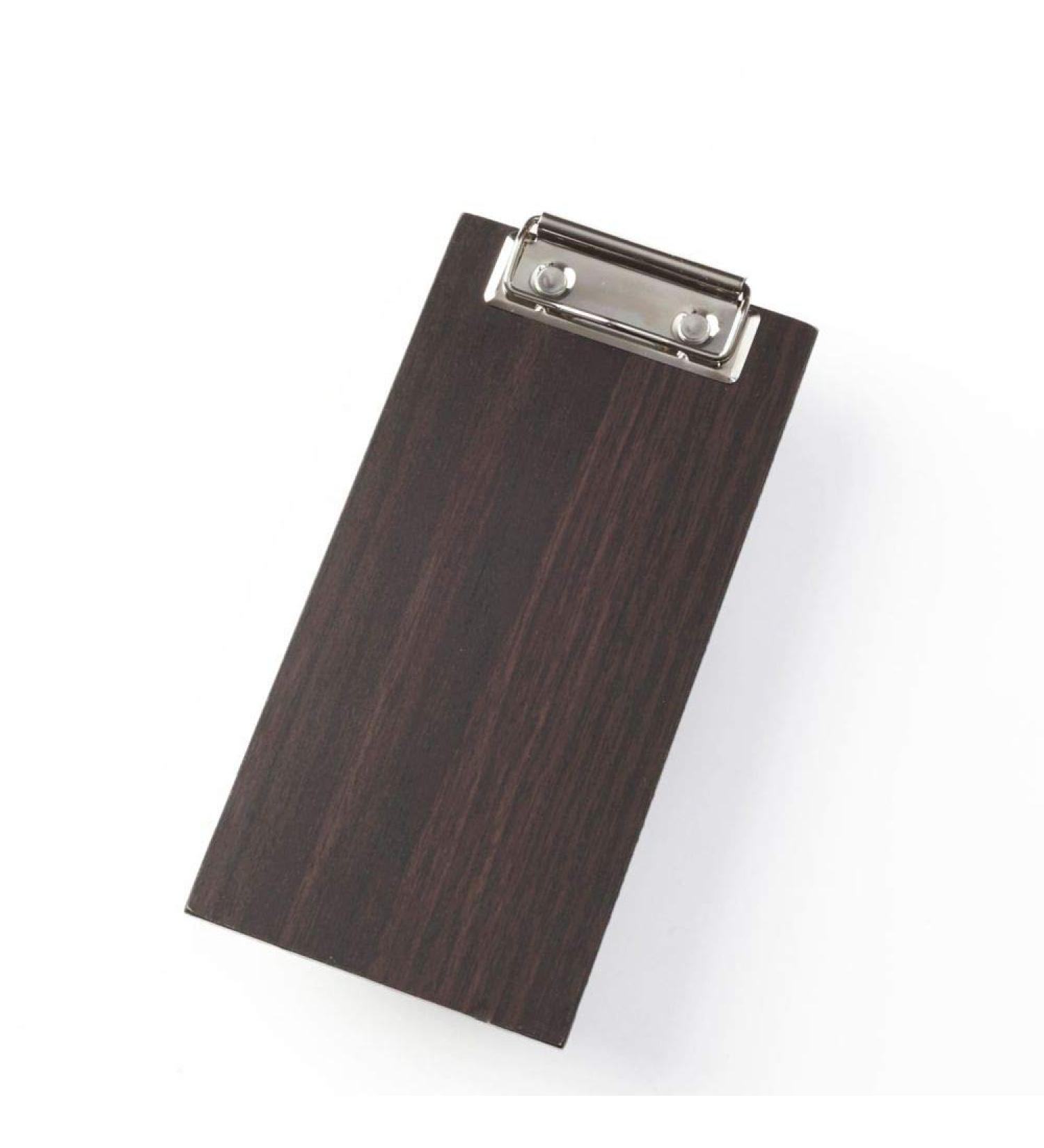 American Metalcraft CB8 Wooden Menu Holder Espresso