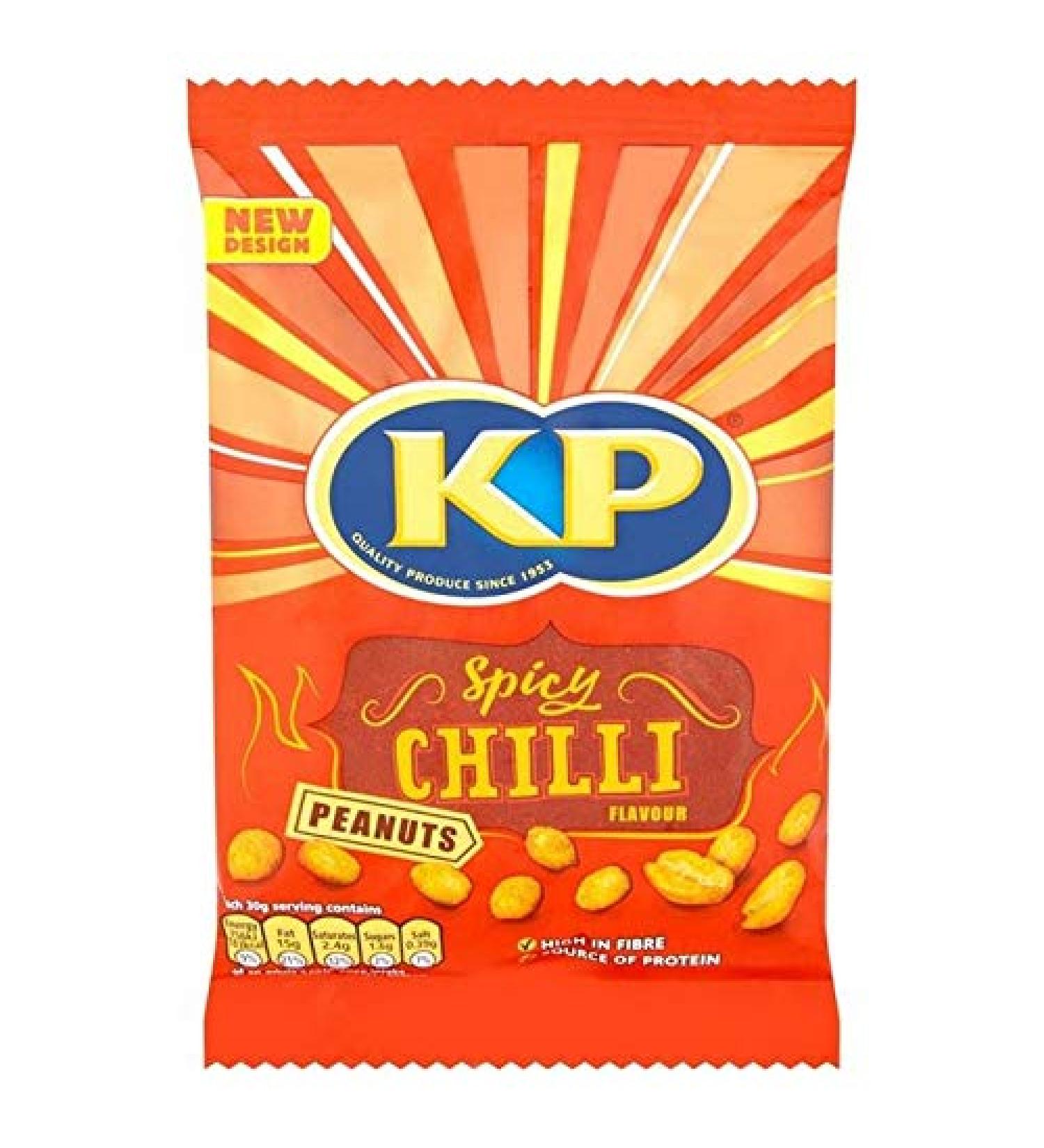 6X KP Jumbo Nuts Spicy Chilli 225g
