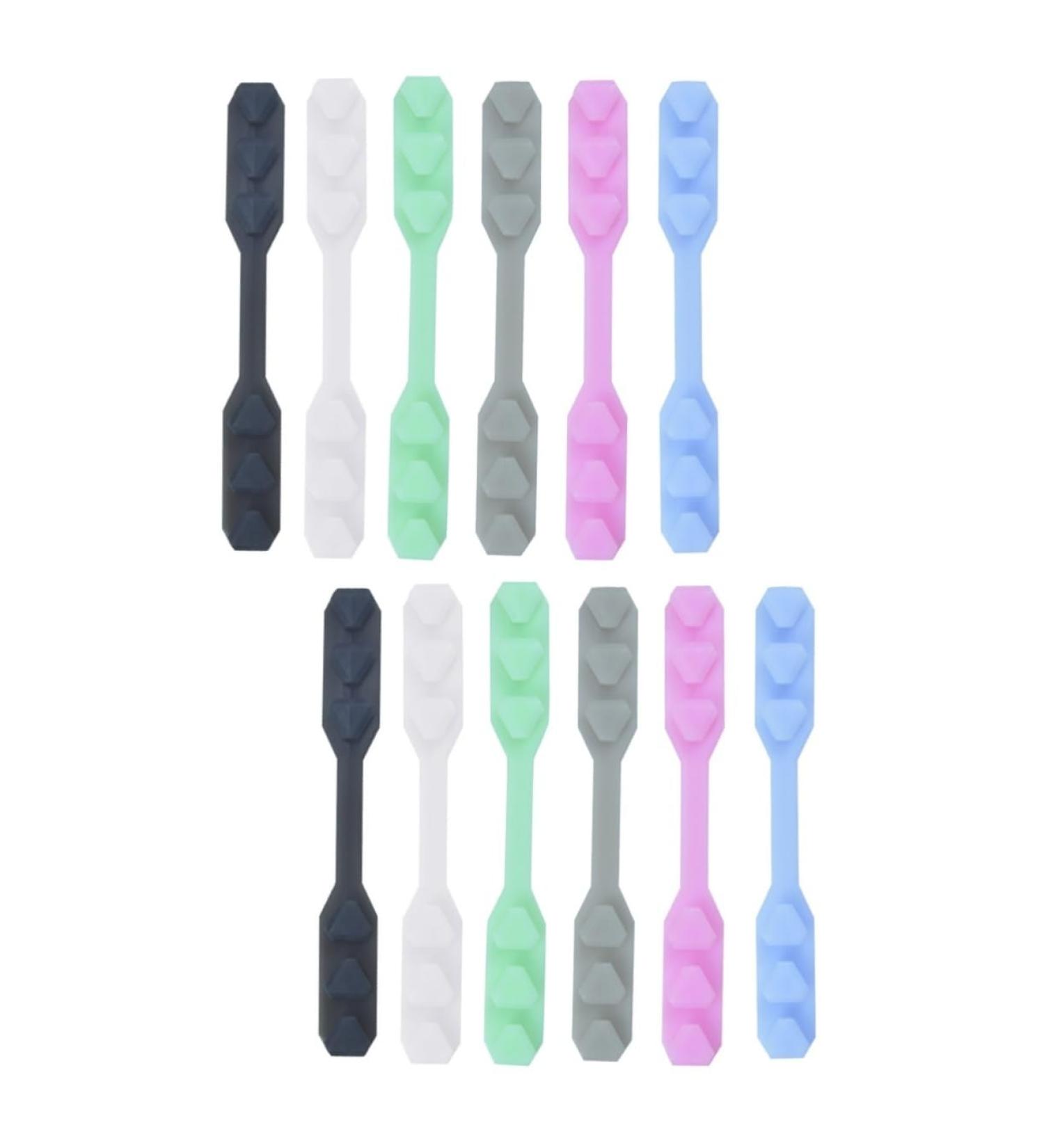 EXCEART 12 STK Face Protection Buckle Hooks - Ear Accessories for Facial Cover Strap Extension - White Stress Reduction Solutions - Buy Online on GoSupps.com