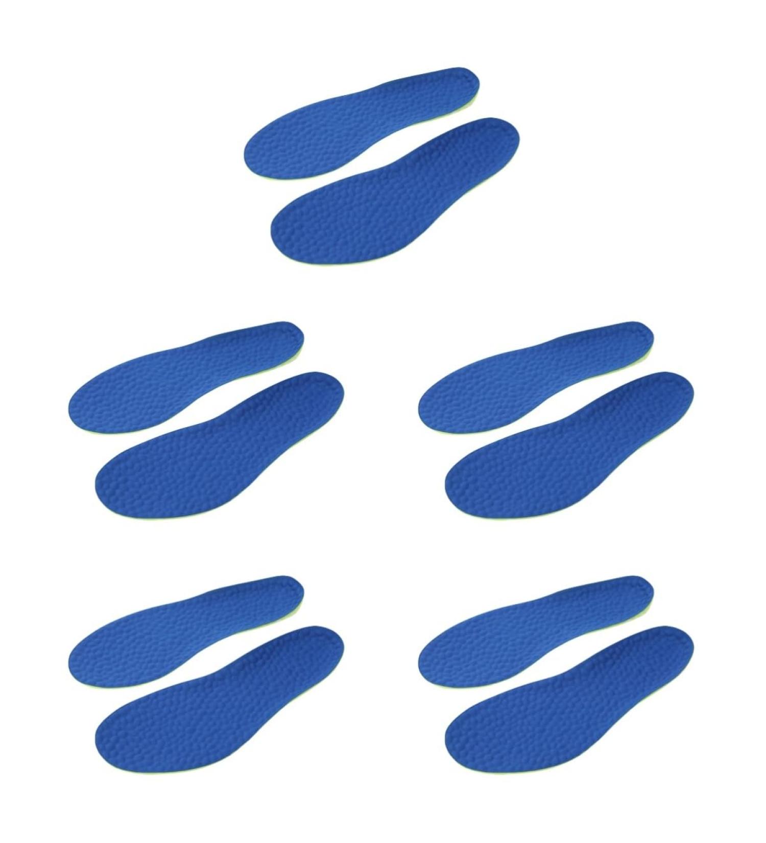 5 Pairs Women's Sports Insoles | Reusable Foaming Shoe Inserts with Massage Particles - Comfortable & Supportive | International Shipping - Buy Online on GoSupps.com