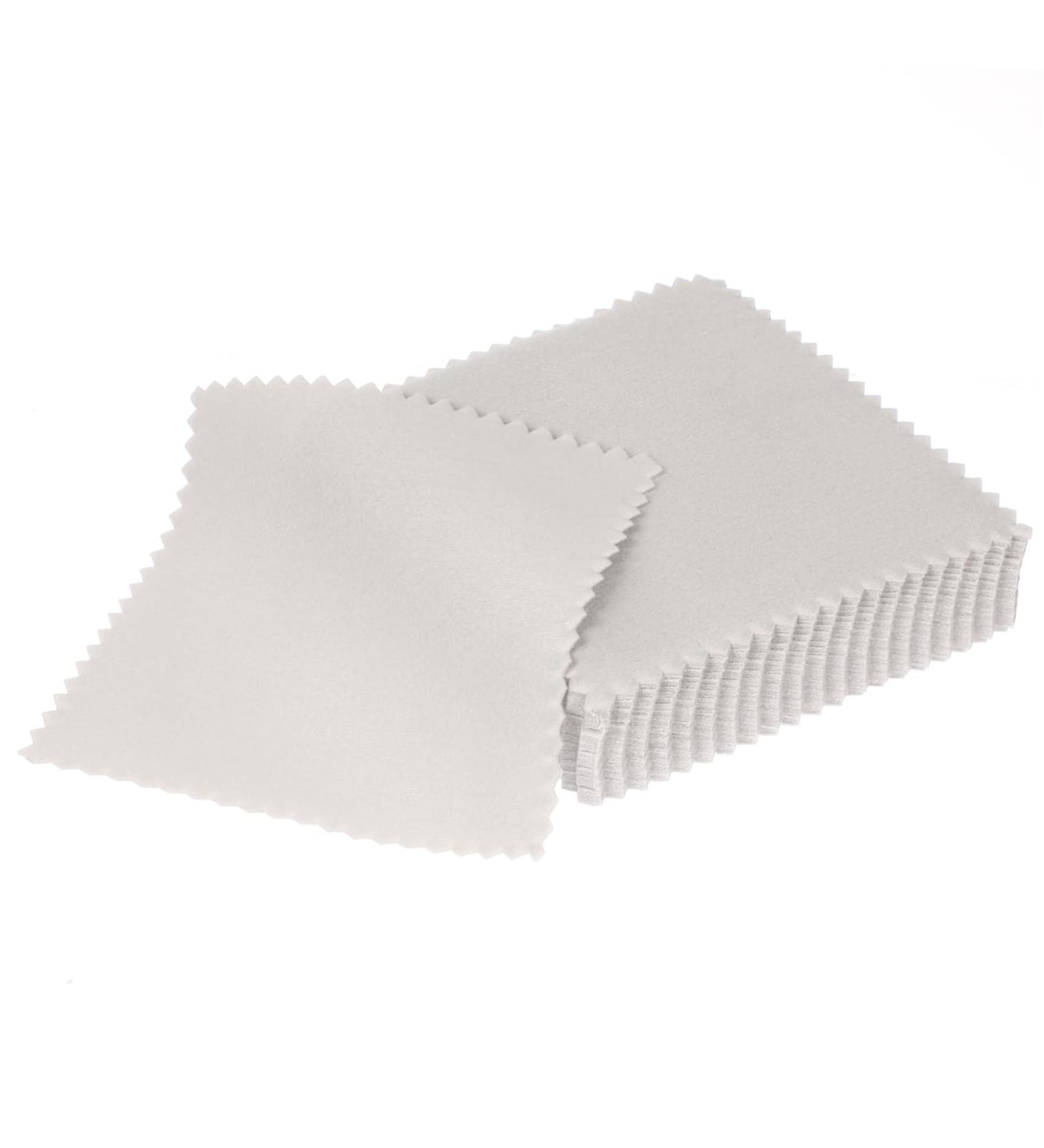 SHINEOFI 350 Pcs Metal Polishing Wipes - Soft Microfiber Rags for Jewelry Eyeglasses & Cars - Double-Sided Silver Polish Cloth - Buy Online on GoSupps.com