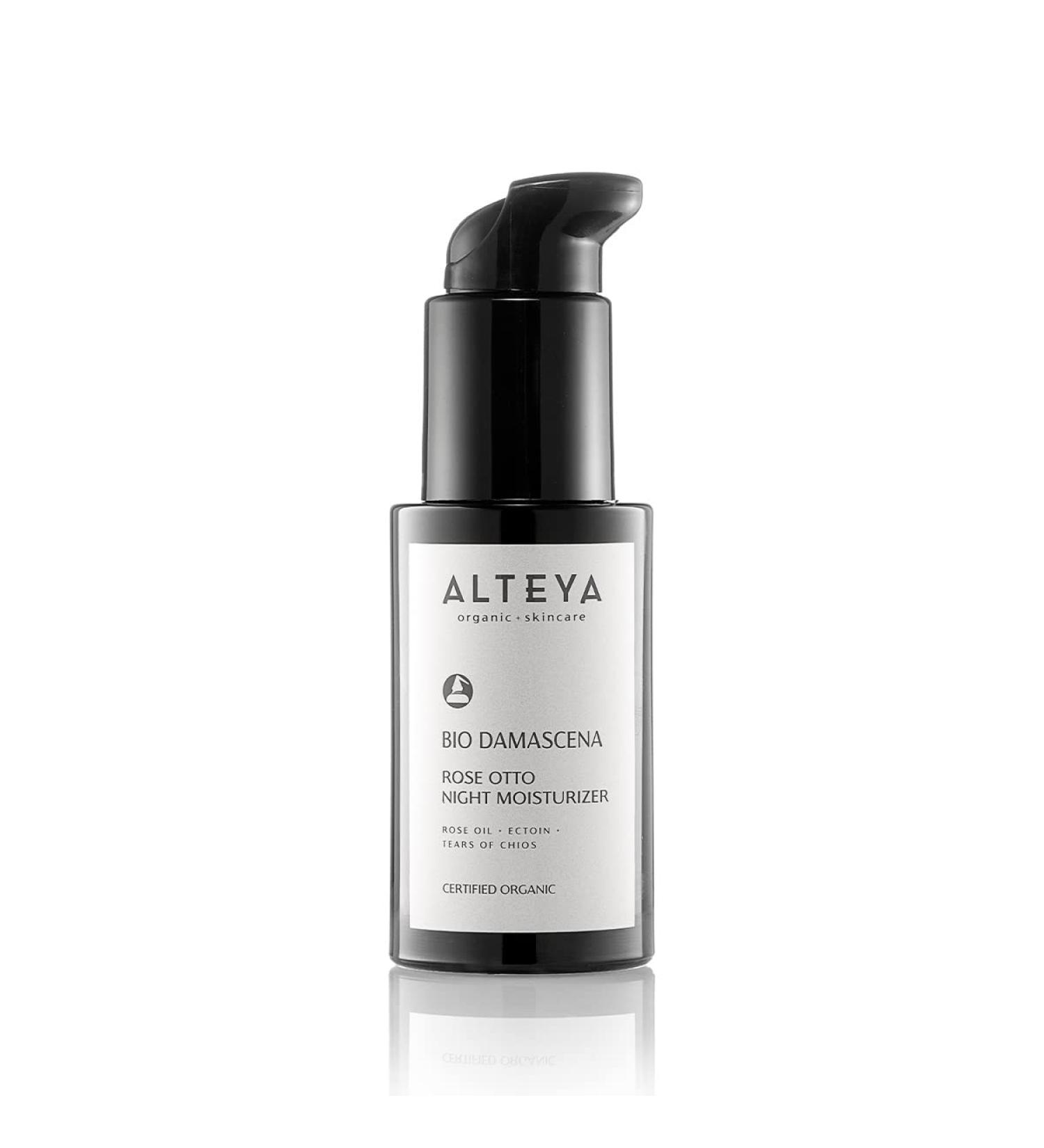 Altenya Bio Night Moisturizer 50ml - Natrue Certified Organic - Pure Damascus Rose Oil - Premium Skin Care - Buy Online on GoSupps.com