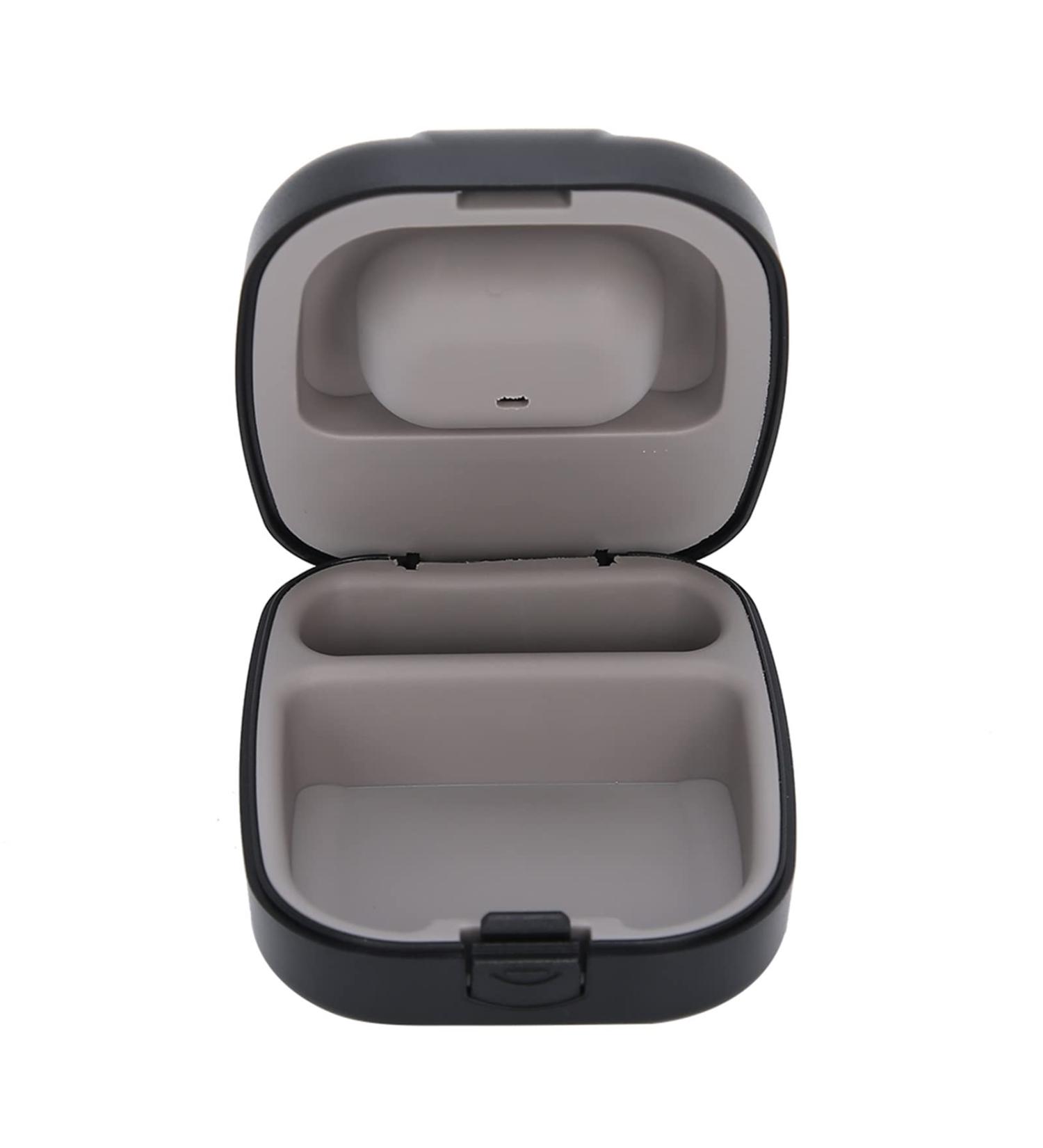 Yosoo Health Gear Hearing Aid Box Waterproof Portable Hearing Aid Storage Case Compact Sturdy Hearing Aid Protection Storage Box (Black) - Buy Online on GoSupps.com