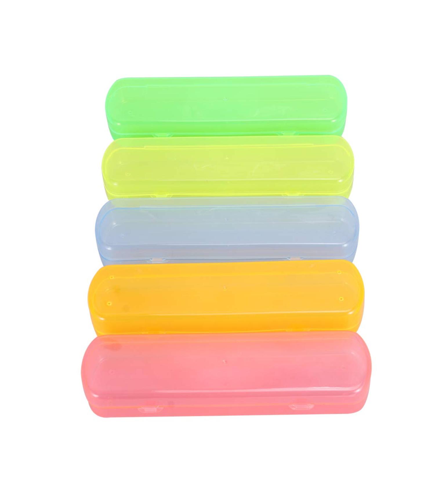 Alipis Travel Toothbrush Set - 5 PCS Toothbrush & Toothpaste Holder Case (21X5.5cm) - Perfect for International Travel - Buy Online on GoSupps.com