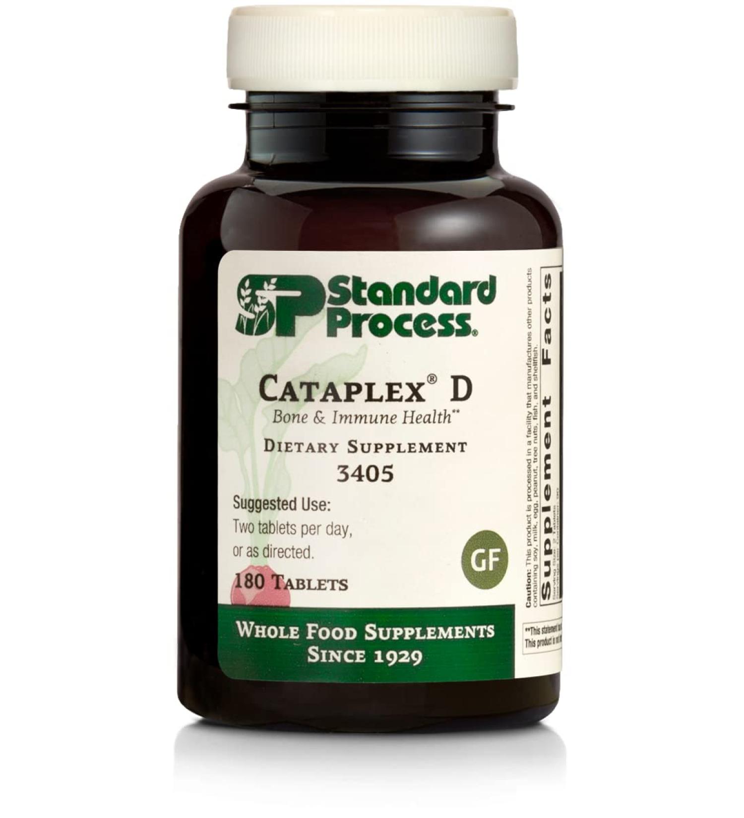 Standard Process Cataplex D - Whole Food Immune & Digestive Support - 180 Vegetarian Tablets - Buy Online on GoSupps.com