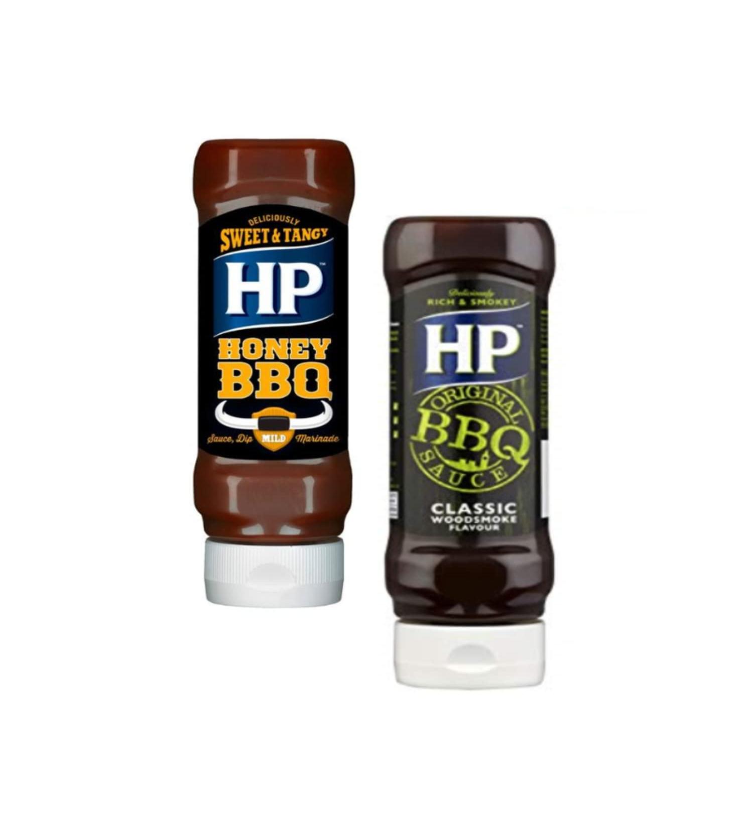 Heinz Italia Spa HP Rich & Smokey 1 x Classic BBQ Smoked sauce + 1 x Honey BBQ Sauce 2 x 465 grams - Buy Online on GoSupps.com