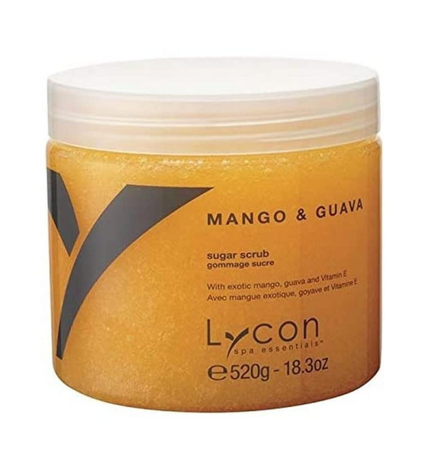 Lycon Mango and Guava Oil Free Sugar Scrub 520g oil-free sugar scrub for the entire body