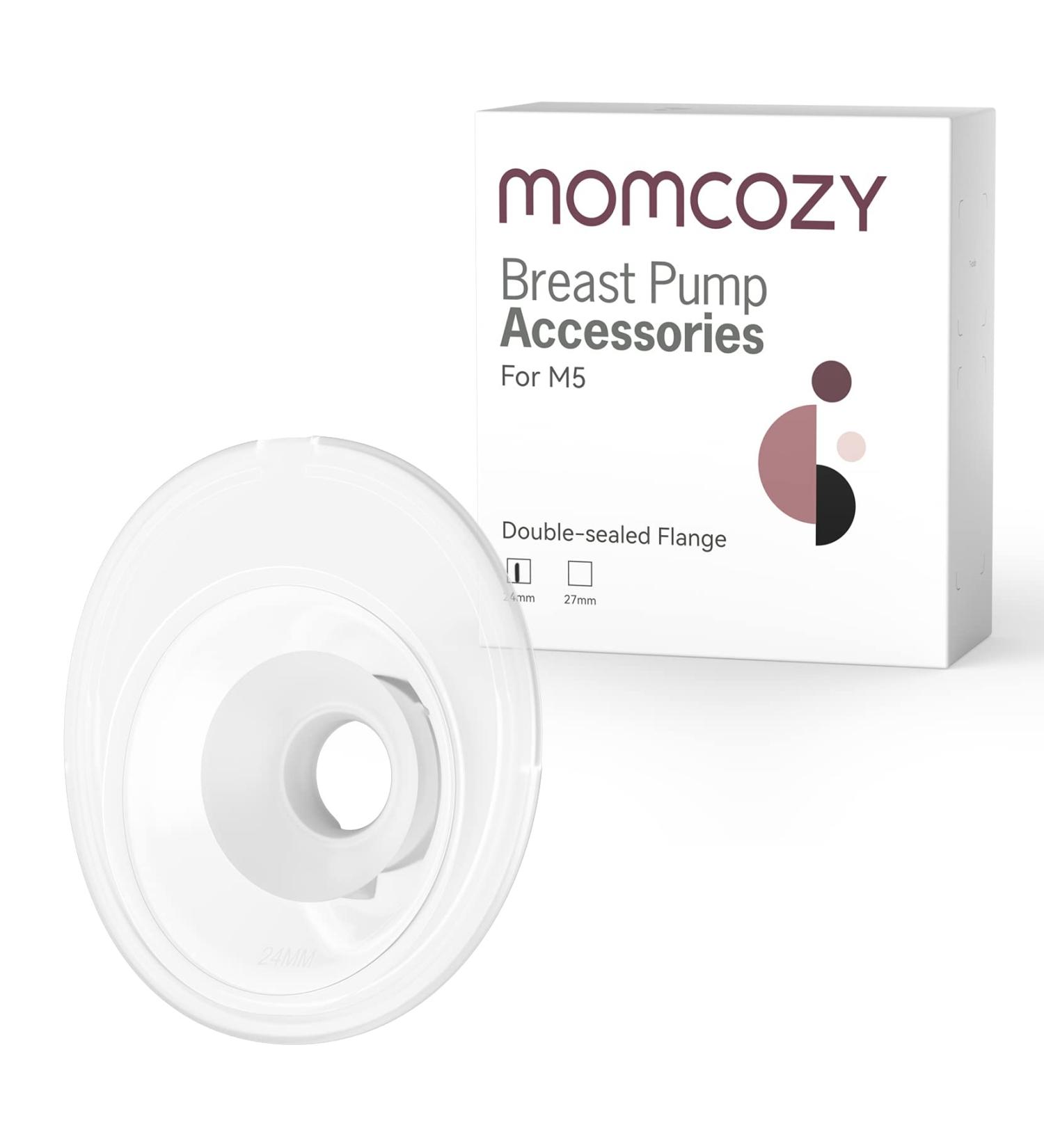 MomcoZy Double Sealed Flange 24mm for M5 Milk Pump | Replacement Accessory | Compatible with Momcozy Original Pump - Buy Online on GoSupps.com