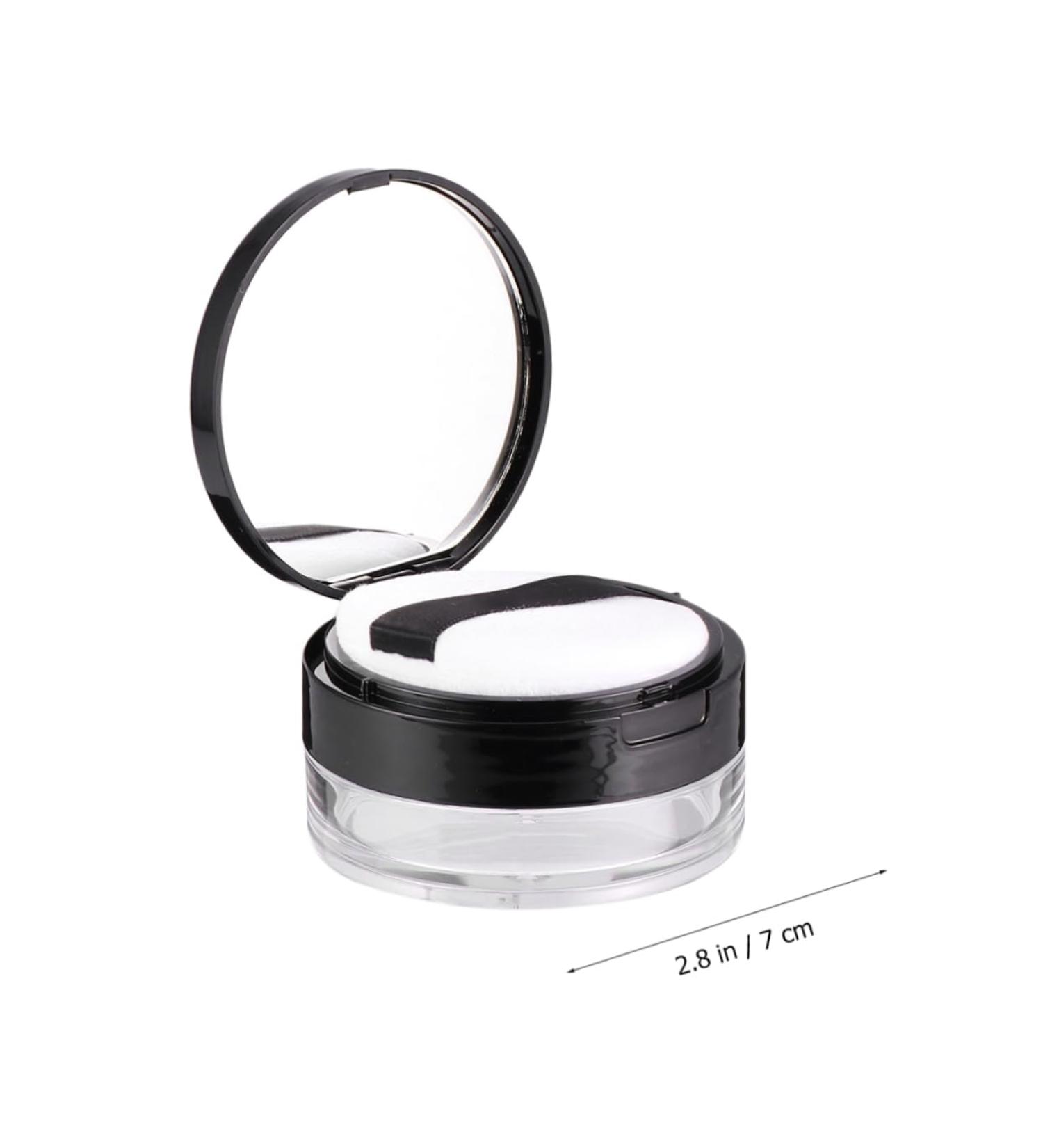 Beatifufu 2pcs Makeup Sponge Case Travel Powder Jar Powder Case for Travel Powder Can Makeup Splash Cosmetic - Buy Online on GoSupps.com