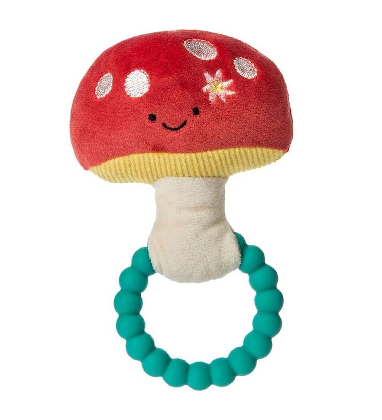 Mary Meyer Fairyland Forest Teether Baby Rattle - 6-Inch Red Mushroom - Buy Online on GoSupps.com