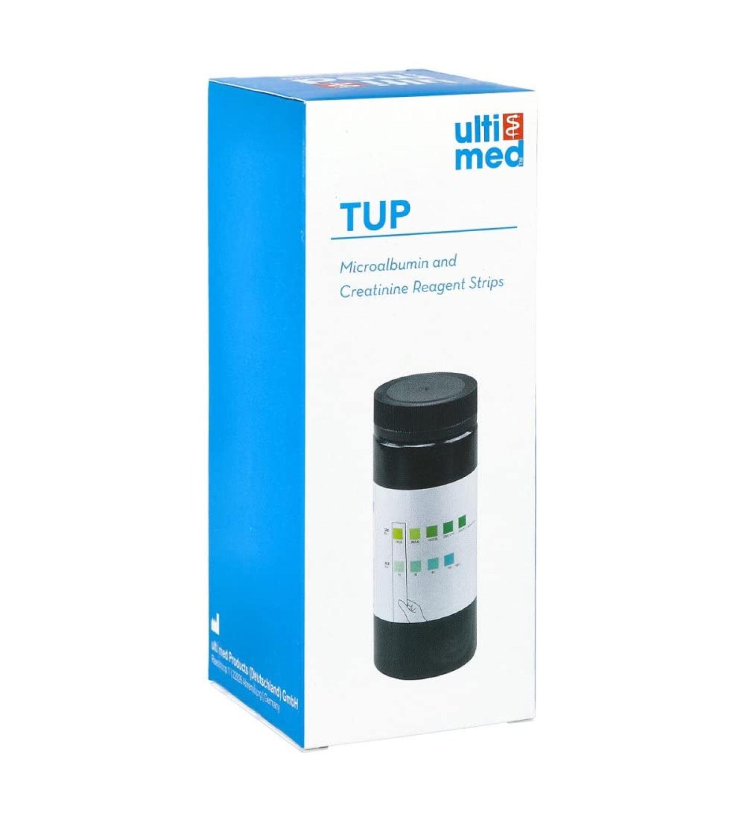 MICROALBUMIN Creatine Urine Test Strips - 25 pcs for Home Testing | Fast International Shipping - Buy Online on GoSupps.com