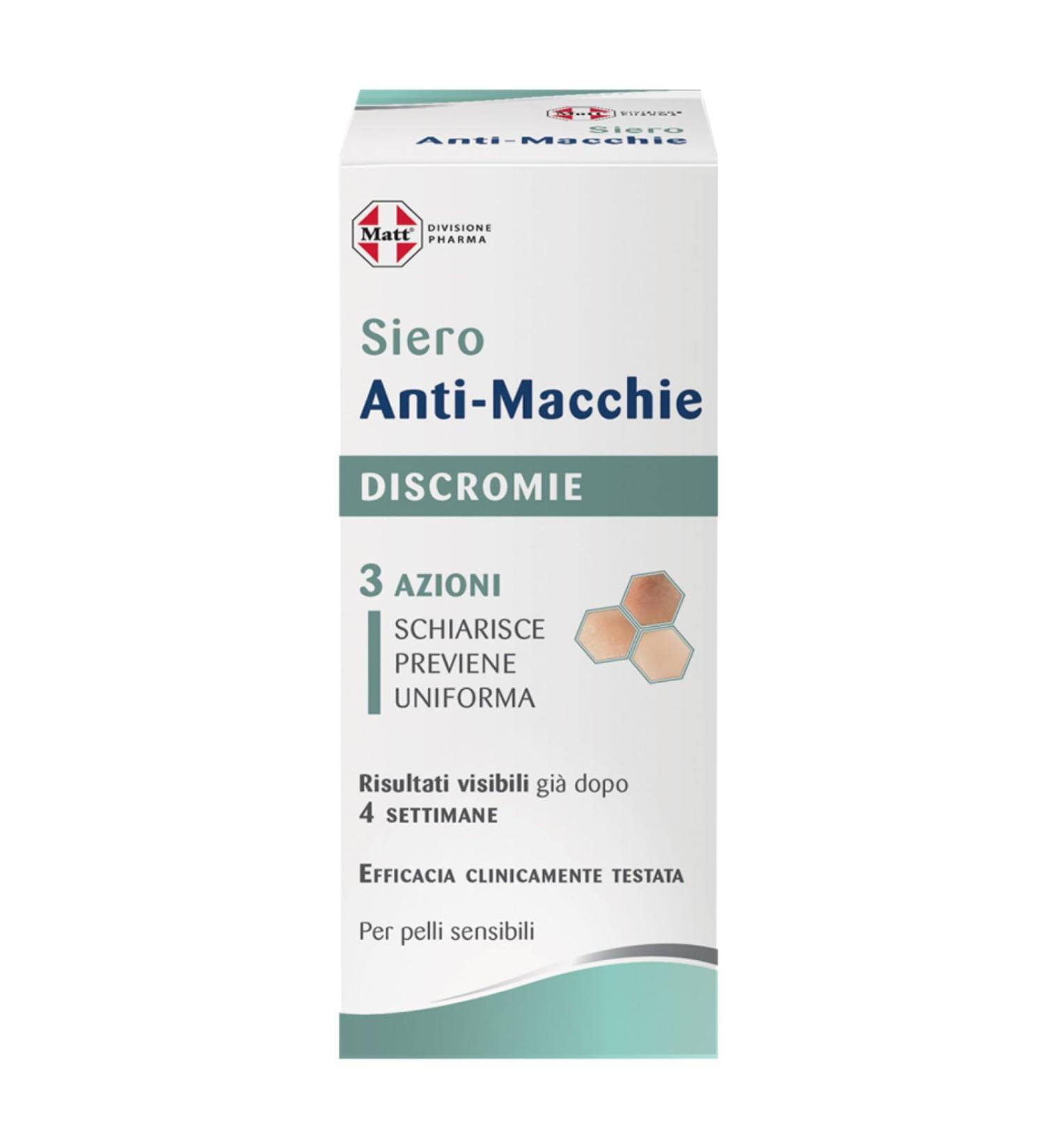  Matt Matt Anti-dark spot serum ideal for inhibiting melanin production preventing the appearance of discoloration and reducing sunspots leaving the complexion more radiant and even 30 ml - Buy Online on GoSupps.com