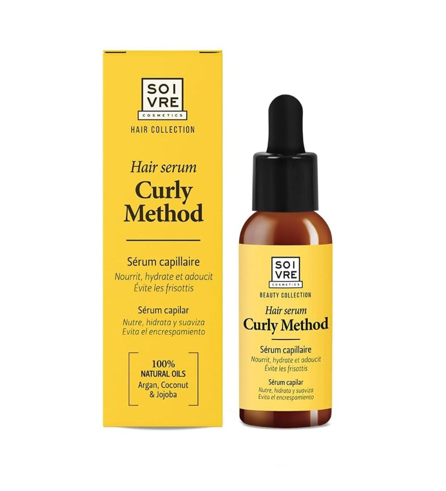 Curly Method Serum - 100% natural oils - 30ml - Soivre