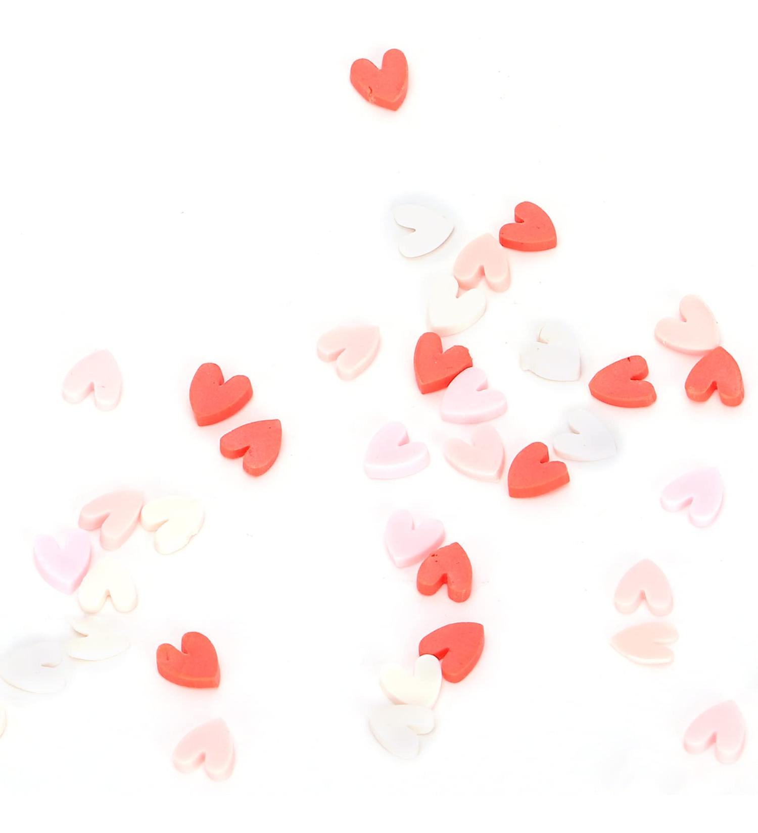 Heart Shaped Clay Slices Waterproof Heart Shaped Clay Slice DIY for Nail Art for Cut Books for Mobile Phone Cases for Cup Decorations - Buy Online on GoSupps.com