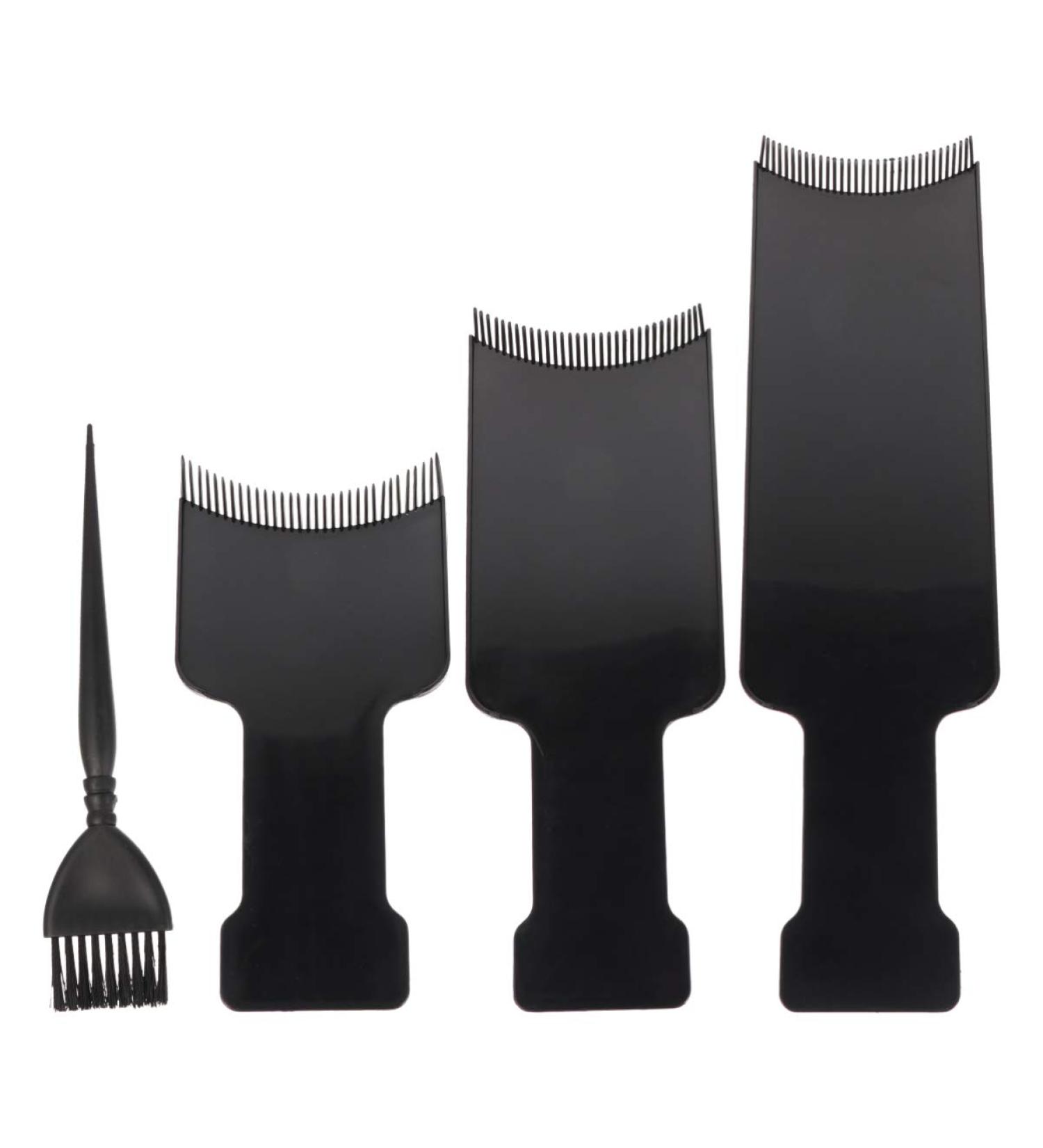 Lurrose 4-Piece Balayage Board & Brush Set - Professional Hair Dye Tools for Home & Salon | Plastic Hair Tower Kit - Buy Online on GoSupps.com
