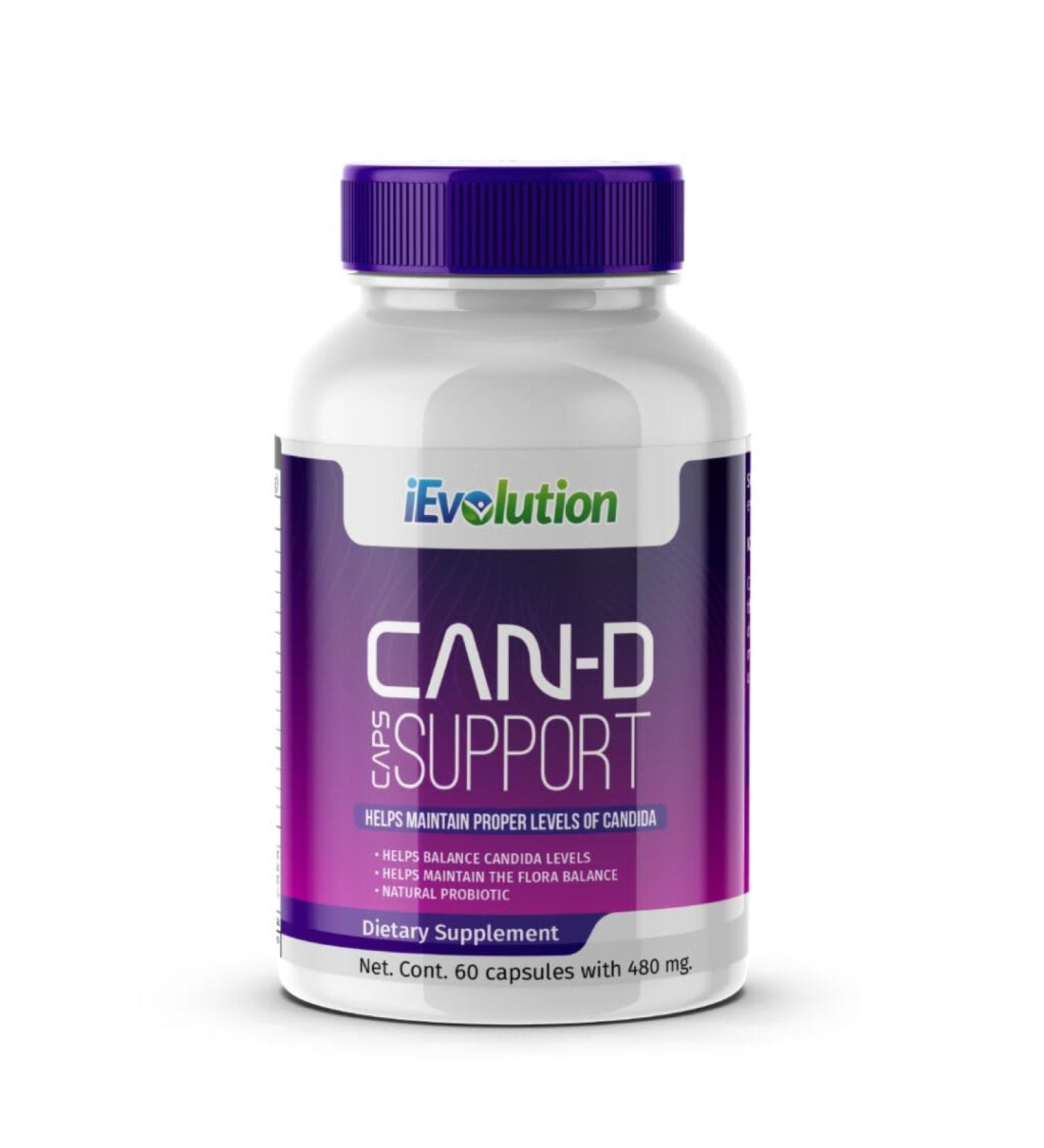Can-D Caps: Advanced Candida Control Supplement for Immune & Digestive Health - Natural Garlic Cat's Claw Ginger Calcium & Magnesium - Buy Online on GoSupps.com