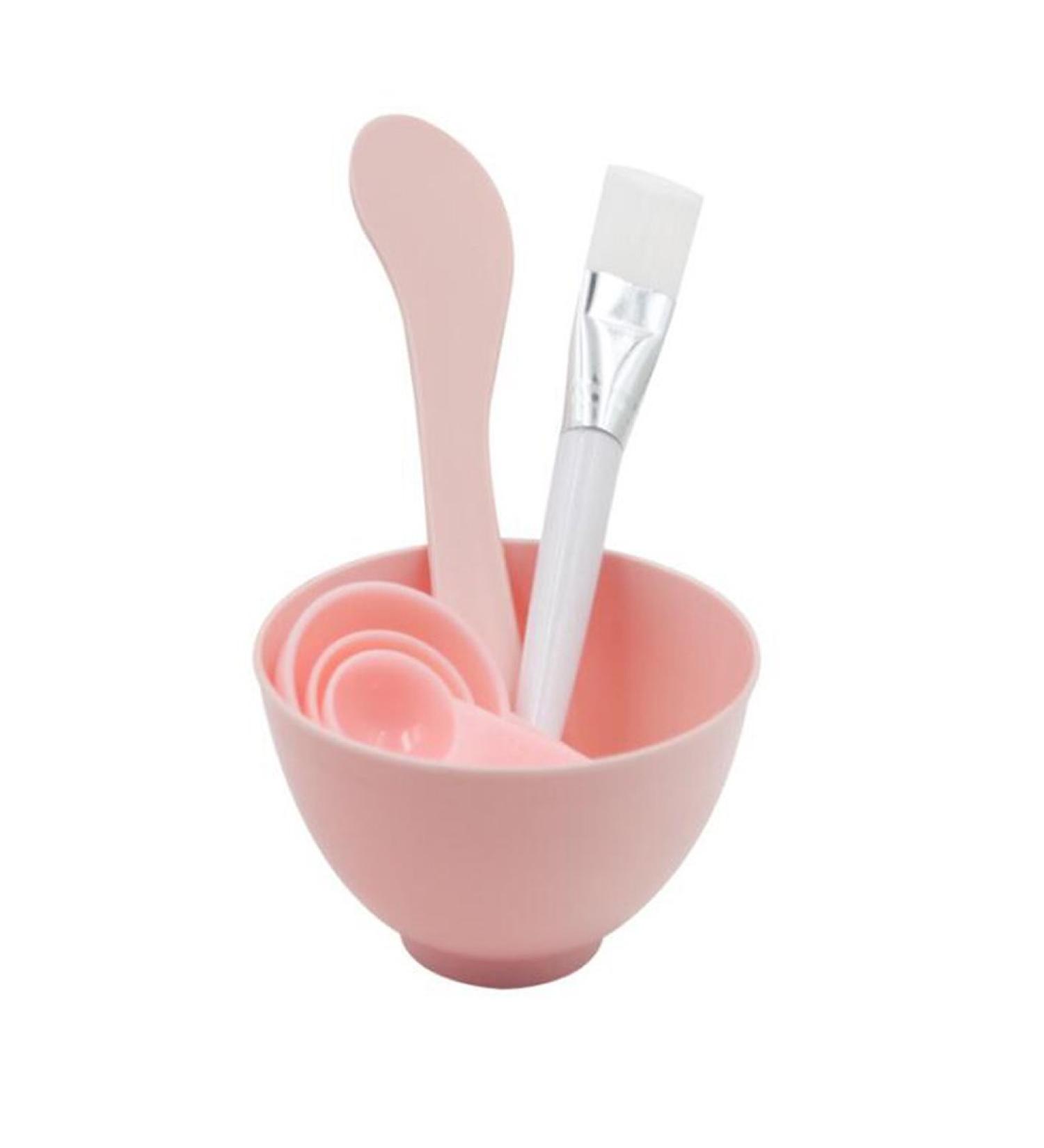 6 In 1 Portable Face Mask Mixing Bowl Set | DIY Beauty Tools & Skincare Accessories | Spatula Spoon & Brush Kit for Homemade Masks - Buy Online on GoSupps.com