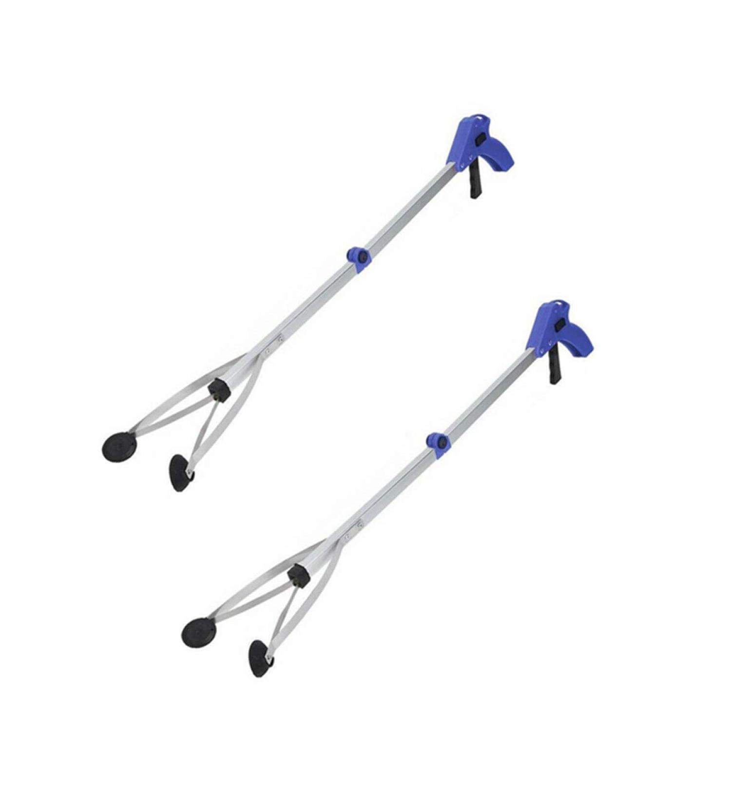New Version2 Pack Foldable Reacher Grabber Tool  Long 32" Foldable Extender Gripper Tool  Suction Cups for Precise Work  Claw Trash Garbage Picker Garden Nabber  Mobility Aid Pick Up Tool - Buy Online on GoSupps.com