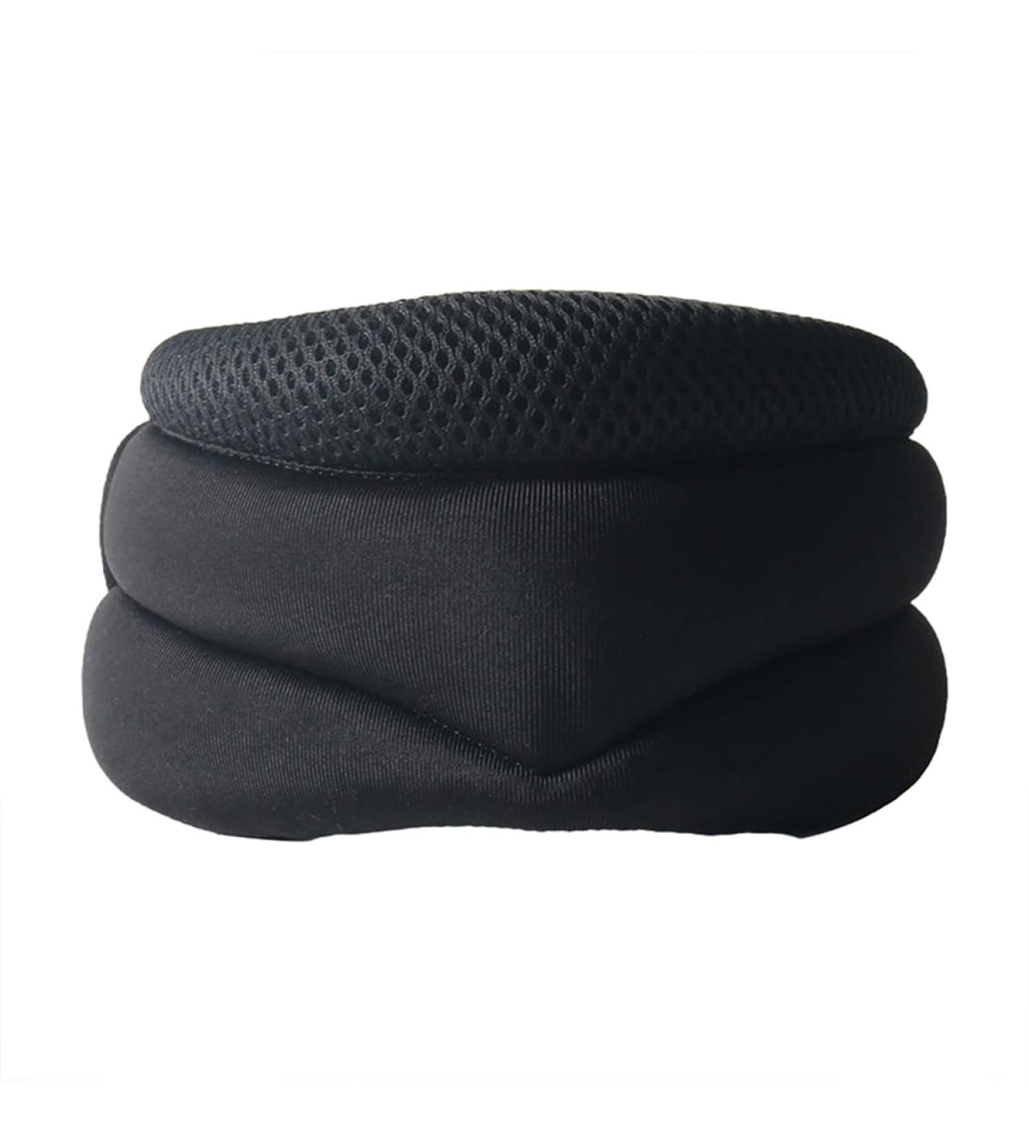 Cervicorrect Neck Support - Anti-Snoring Bandage & Neck Stretcher | Relieve Neck Pain | XL Black - Buy Online on GoSupps.com