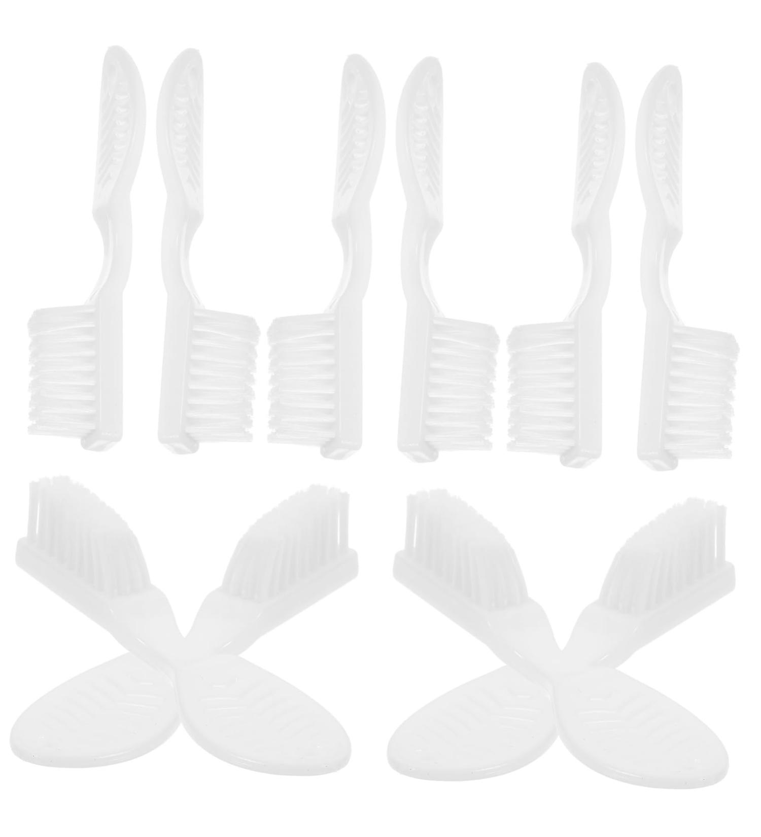 Minkissy 10-Pack Mini Safety Toothbrush - Travel Portable Soft Nylon Cleaning Brush for Prison Use - Buy Online on GoSupps.com