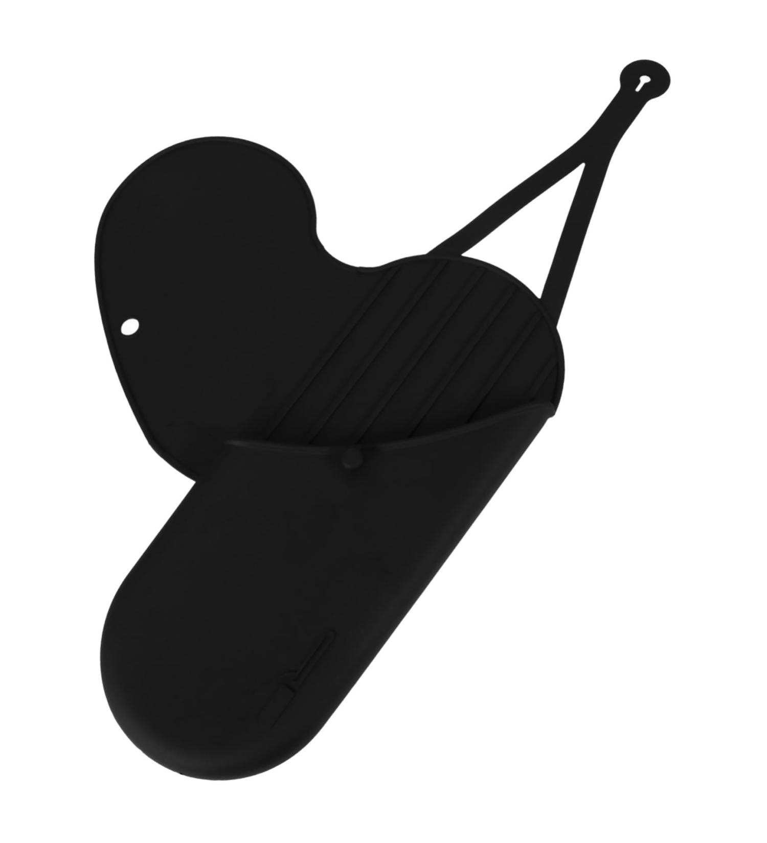 Healeved Curling Iron Storage Bag Curling Iron Case Hair Iron Silicone Bag Silicone Curling Iron Bag Universal Curling Iron Bag Hair Styling Bag Hair Curling Iron Pouch Hair Curler Pouch 29.50X13.50X2.00CM Black - Buy Online on GoSupps.com