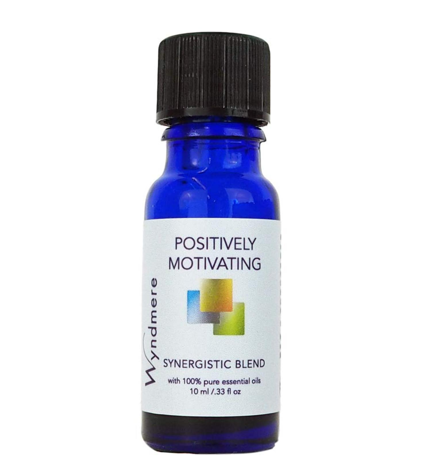 Positively Motivating Essential Oil Blend - 100% Pure Aromatherapy - Uplifting & Encouraging | Wyndmere Naturals 10ml - Buy Online on GoSupps.com