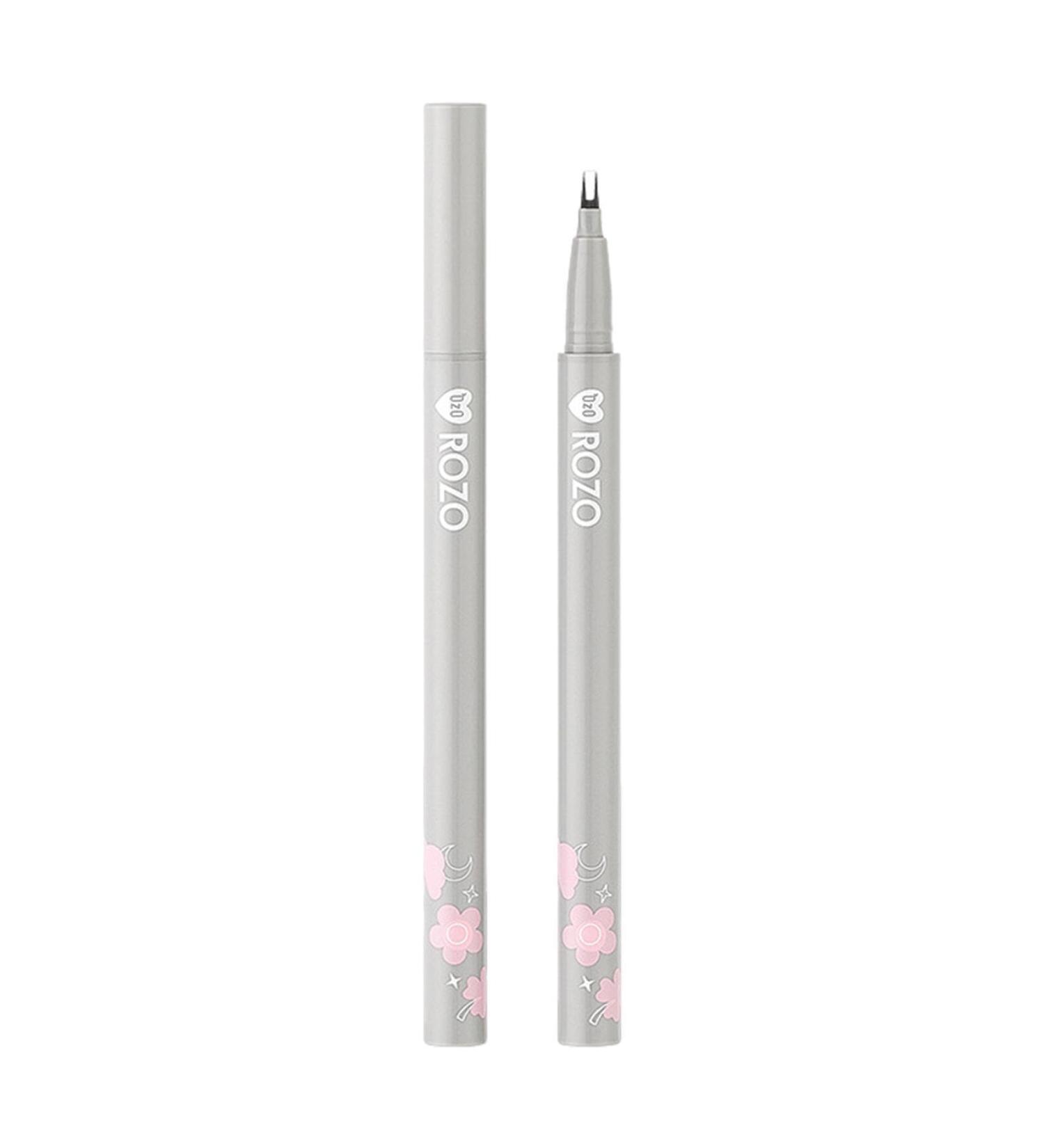 Double Tip Lower Lash Eyeliner - Liquid Eye Liner | Double Tip Double Eyelid With Ultra-Fine Waterproof Eyeliner Pencil For Beginner Shakven X601# Cool Gray - Buy Online on GoSupps.com