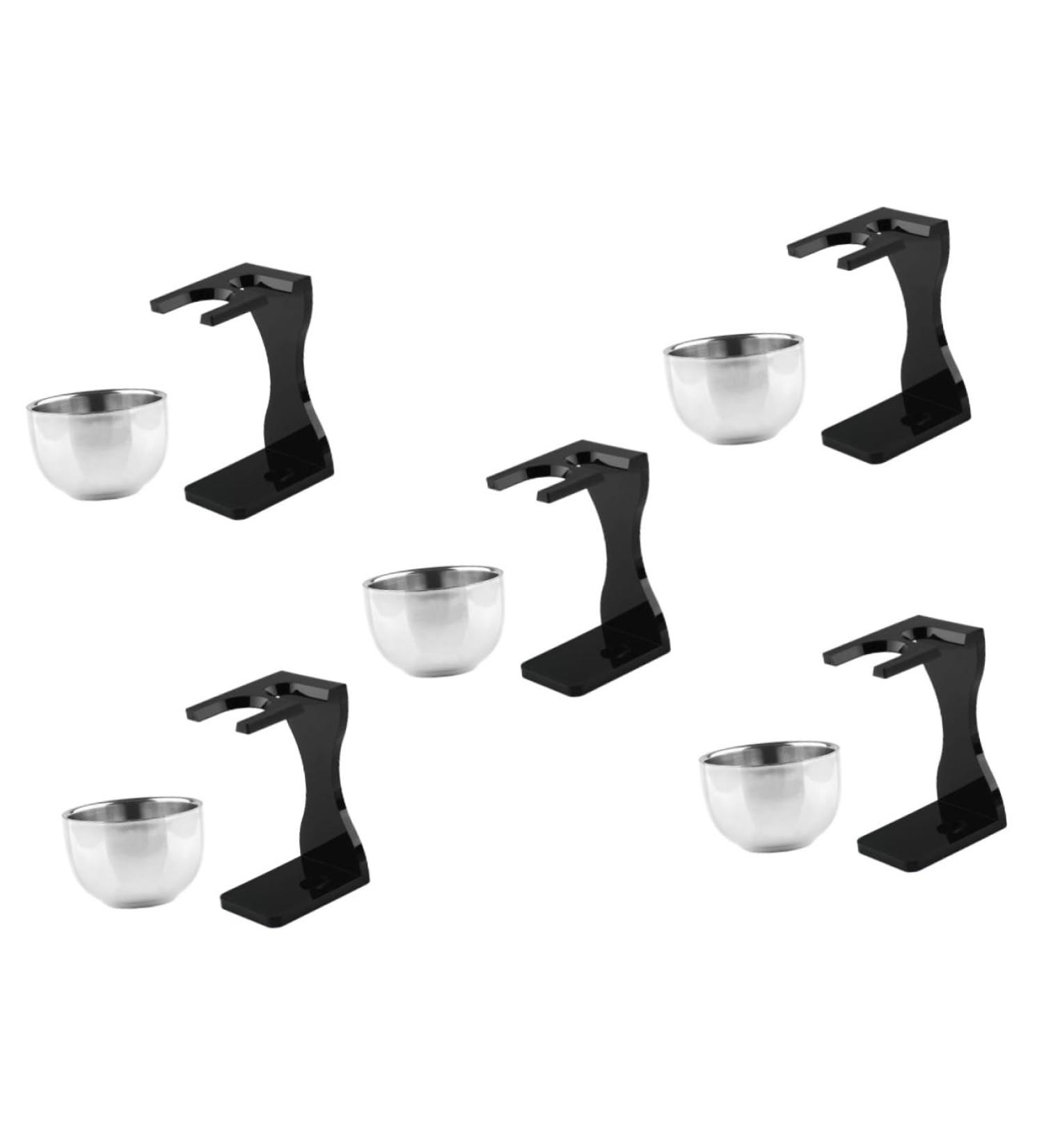 Angoily Men's Shaving Set - 5-Piece Razor Holder with Soap Stand Beard Brush & Stainless Steel Grooming Tools for Perfect Shaves - Buy Online on GoSupps.com