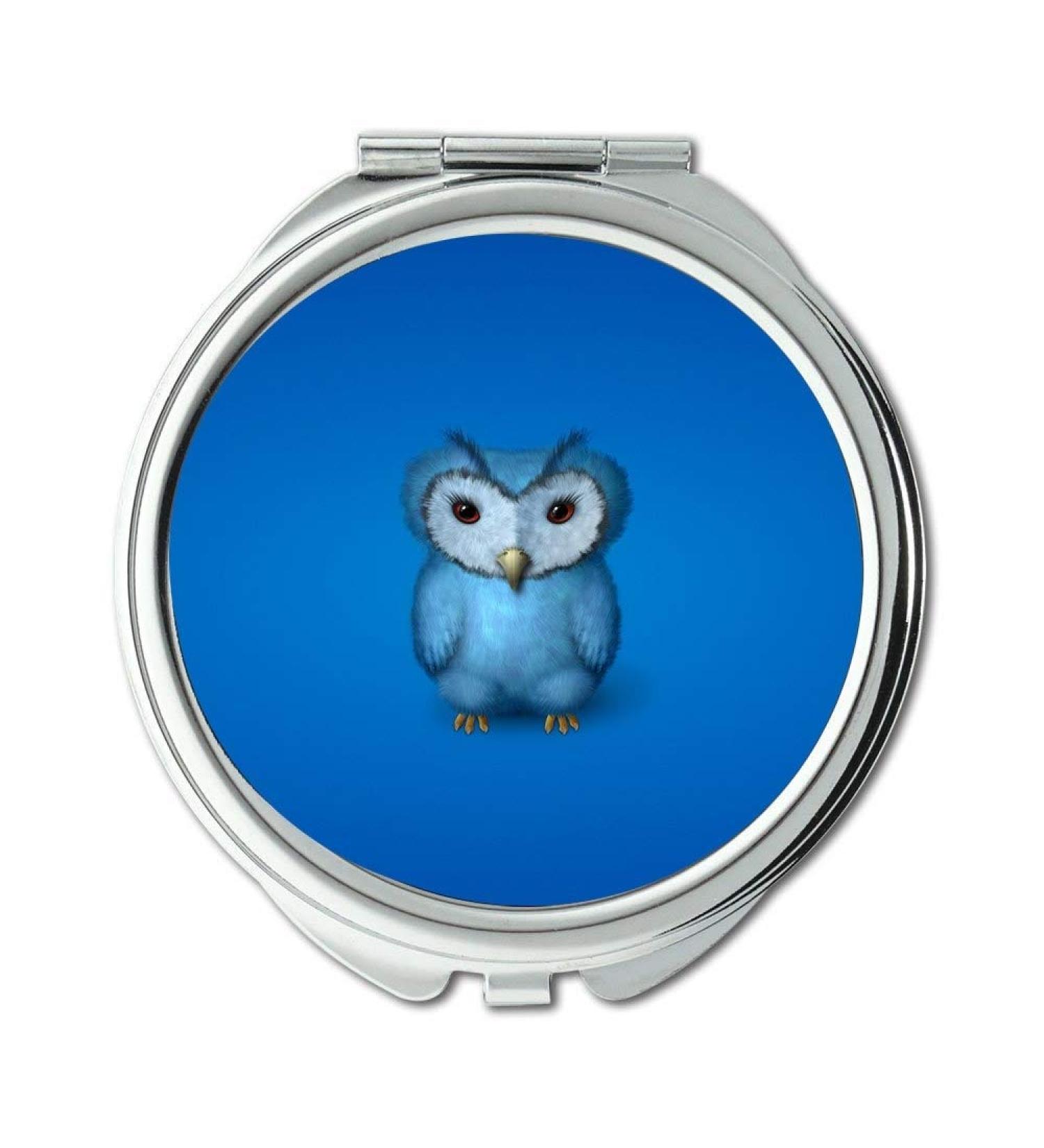 YENDOSTEEN Mirror makeup mirror owl as a pet HD owl wallpaper pocket mirror portable mirror - Buy Online on GoSupps.com