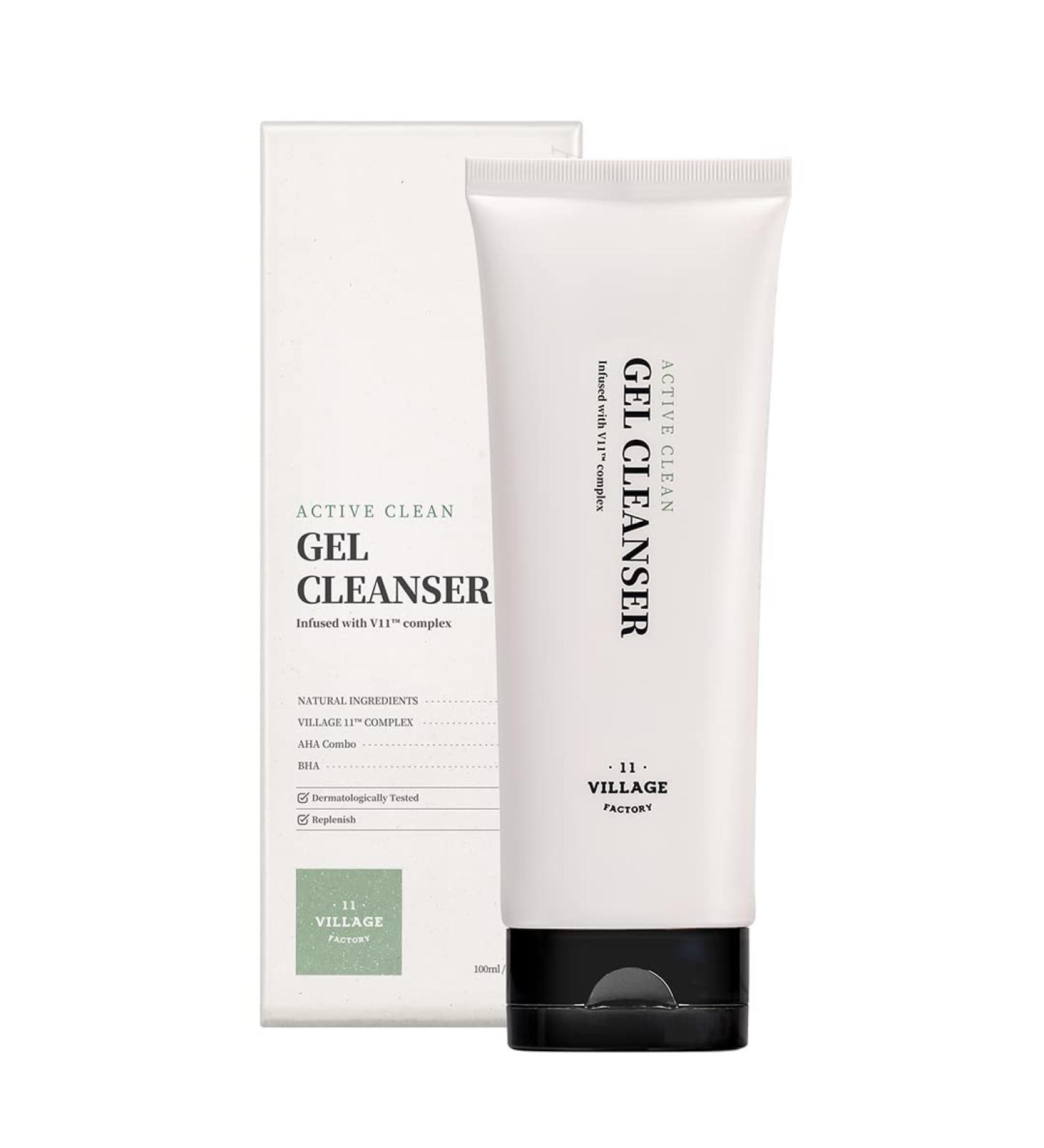 Active Clean Gel Cleanser for Oily & Acne-Prone Skin - AHA BHA pH 5.5 - 3.38 fl oz | International Shipping Available - Buy Online on GoSupps.com