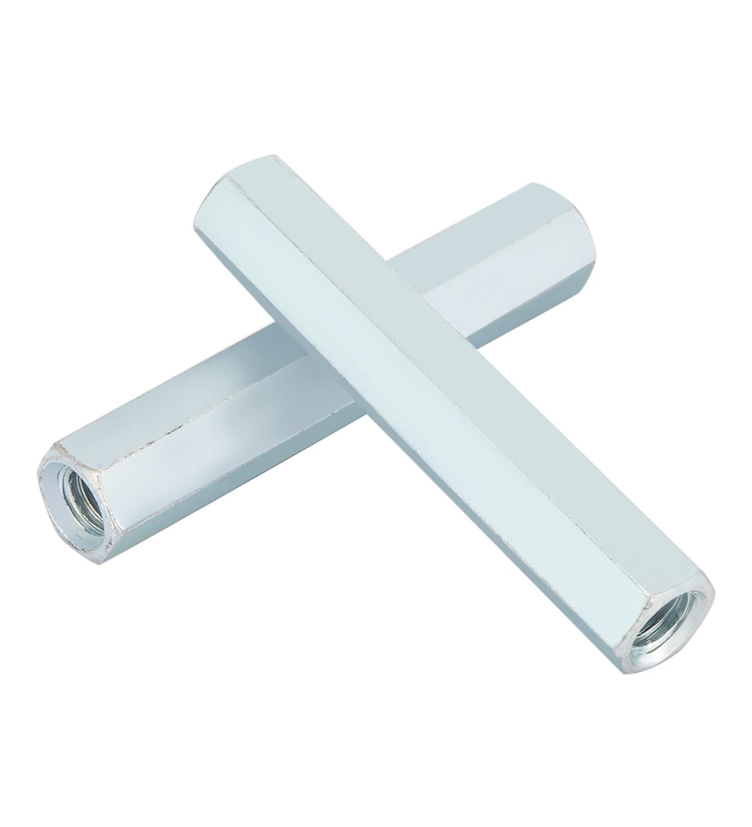 Uadme 2Pcs M8 * 66 Long Rod Nut Hex Hexagonal Sleeve Nut Standoff Threaded Fasteners - Buy Online on GoSupps.com