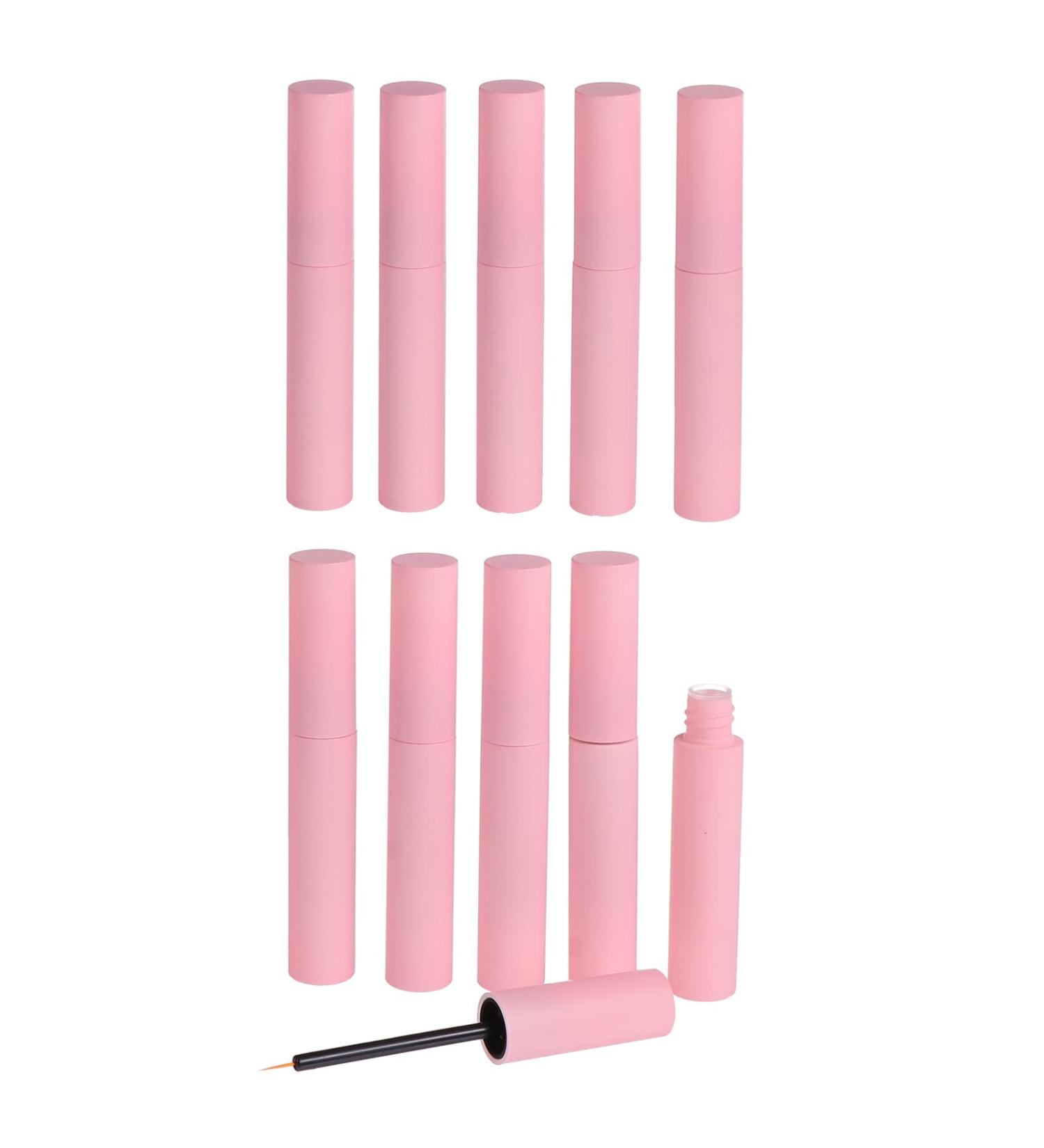 VINTORKY 10 Pcs Eyelash Brush Empty Tube Refillable Storage Tube for Mascara Bottles Accessories Pink Plastic - Buy Online on GoSupps.com