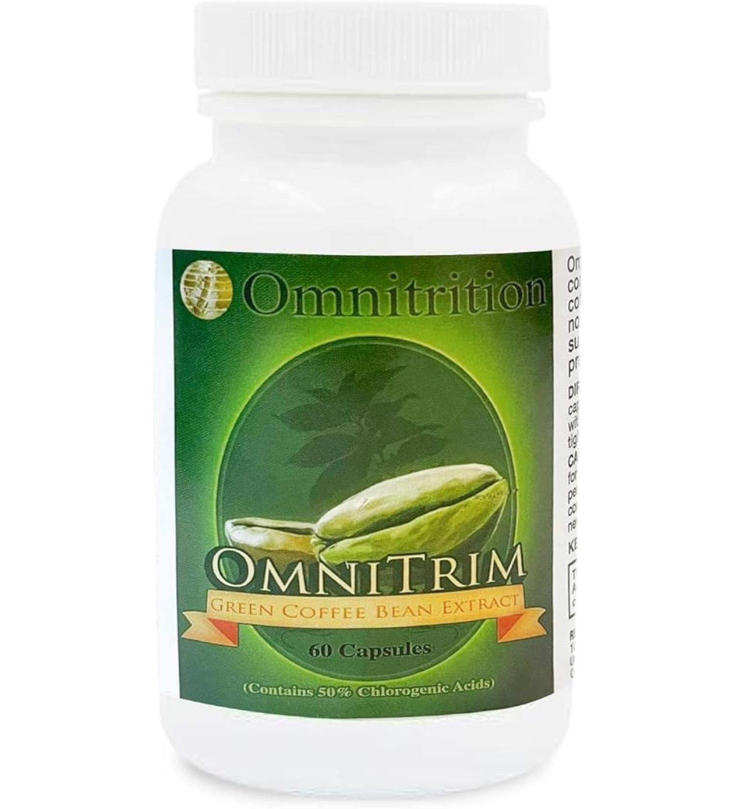 Omnitrition Green Coffee Bean Extract | 60 Capsules