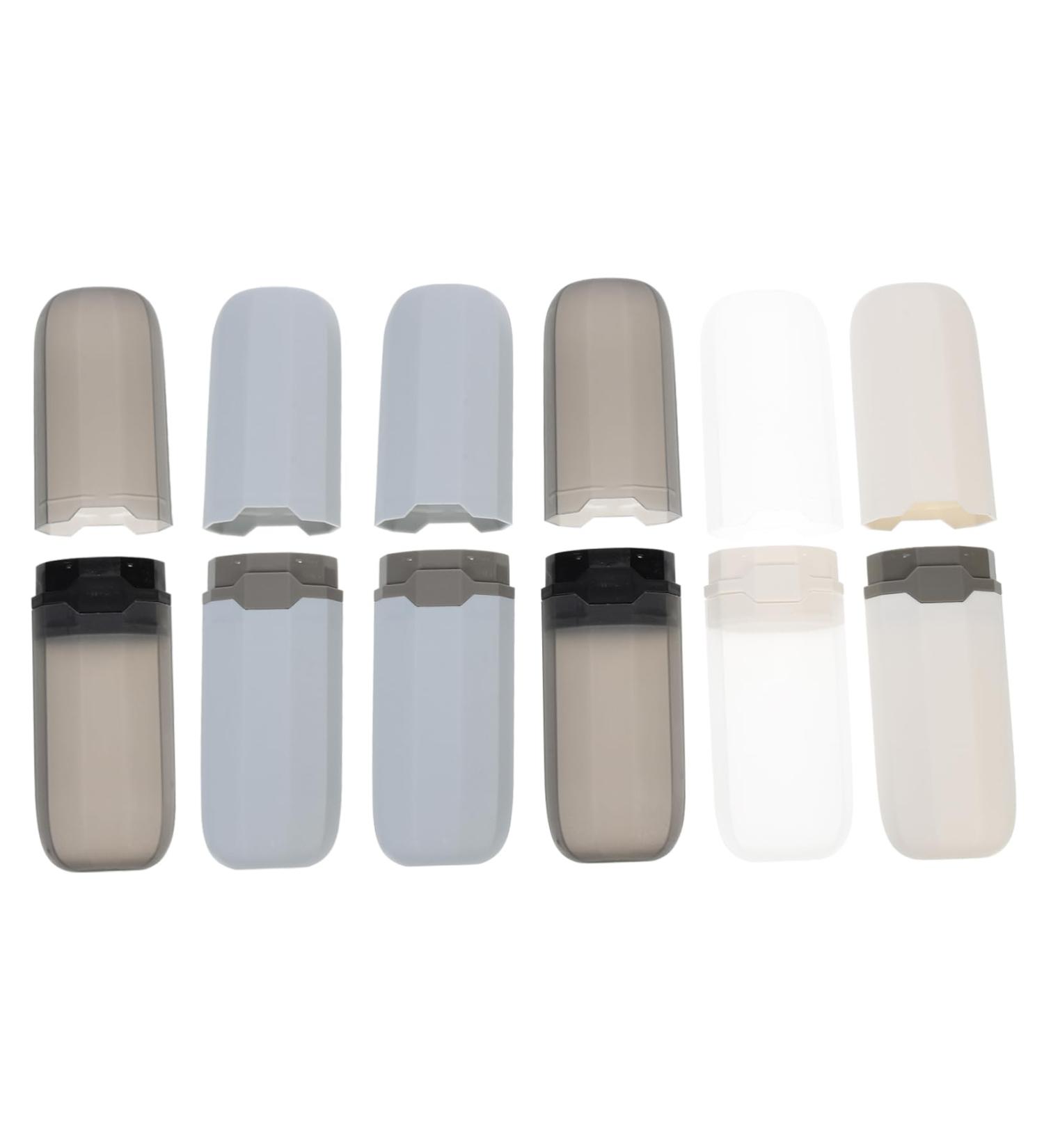 Hakidzel 6-Piece Portable Toothbrush Case | Travel-Friendly Toothbrush Holder for International Shipping - Buy Online on GoSupps.com