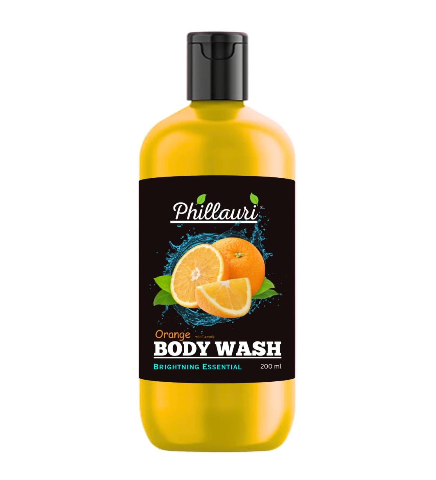 Shop Orange Body Wash - Moisturizing Shower Gel for Men & Women | Skin Clearing Formula | 200 ml - Buy Online on GoSupps.com