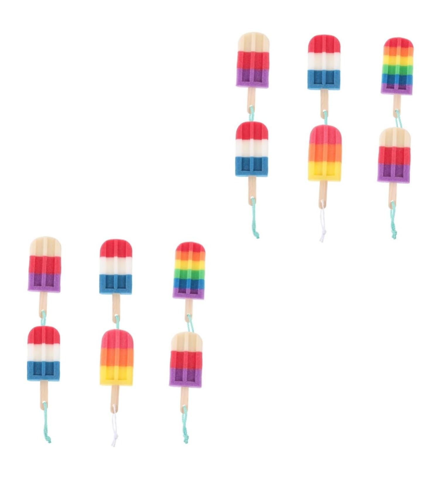 Beavorty 12 Pcs Bath Flower Shower Scrubber & Exfoliating Bath Sponge - Ideal for Luxurious Shower Experience - Buy Online on GoSupps.com