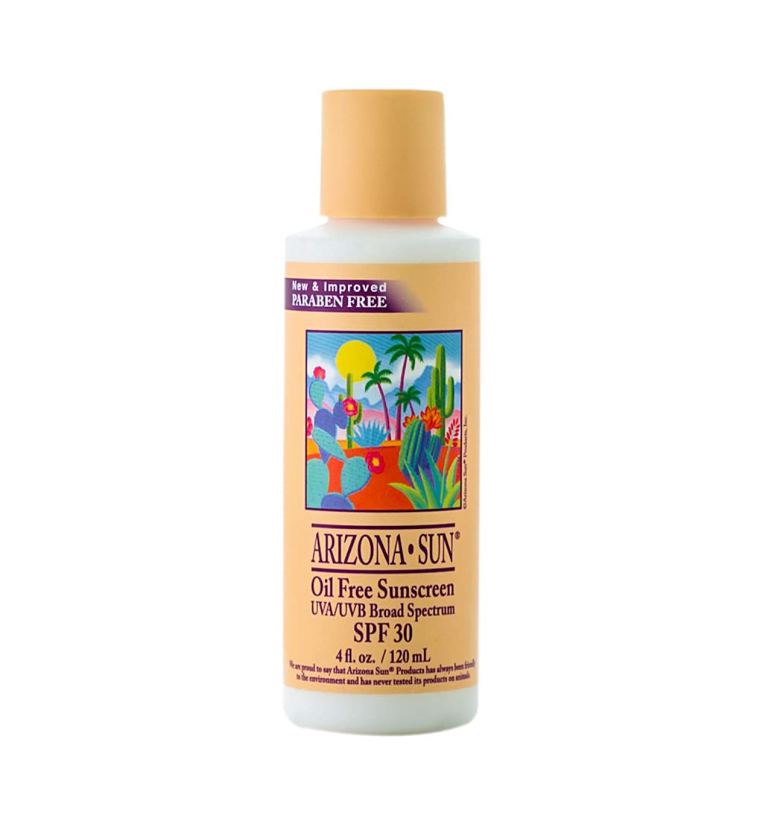 Arizona Sun Sunscreen Oil Free SPF 30 4oz