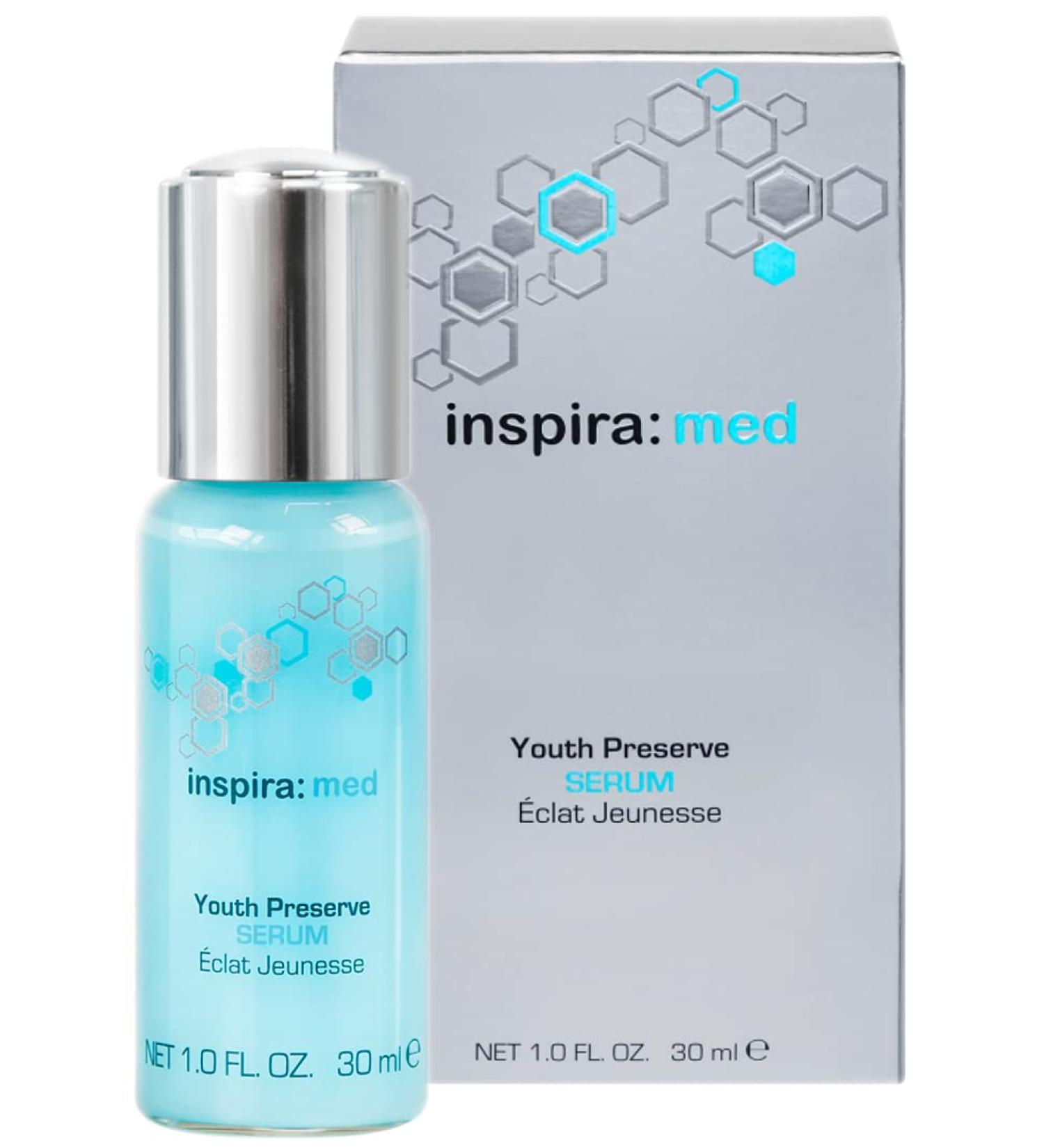 inspira cosmetics med care serum YOUTH PRESERVE serum maintains a youthful appearance for longer 30 ml - Buy Online on GoSupps.com