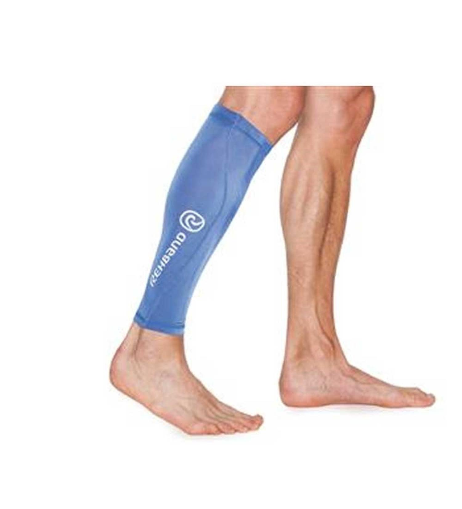 Rehband Compression Calf Sleeve-S/M-Blue
